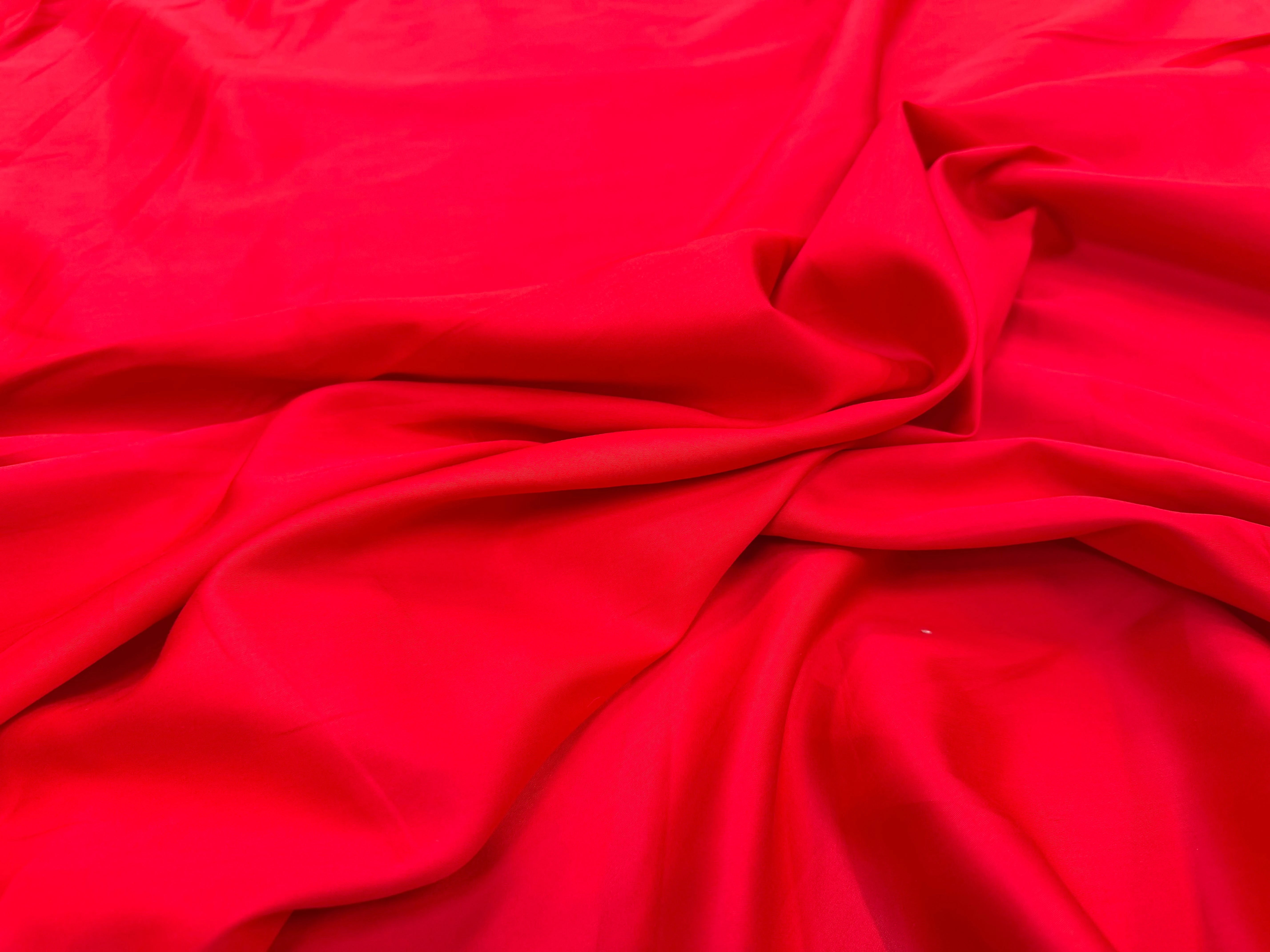 SATIN DE COTON ROUGE - My Little Coupon