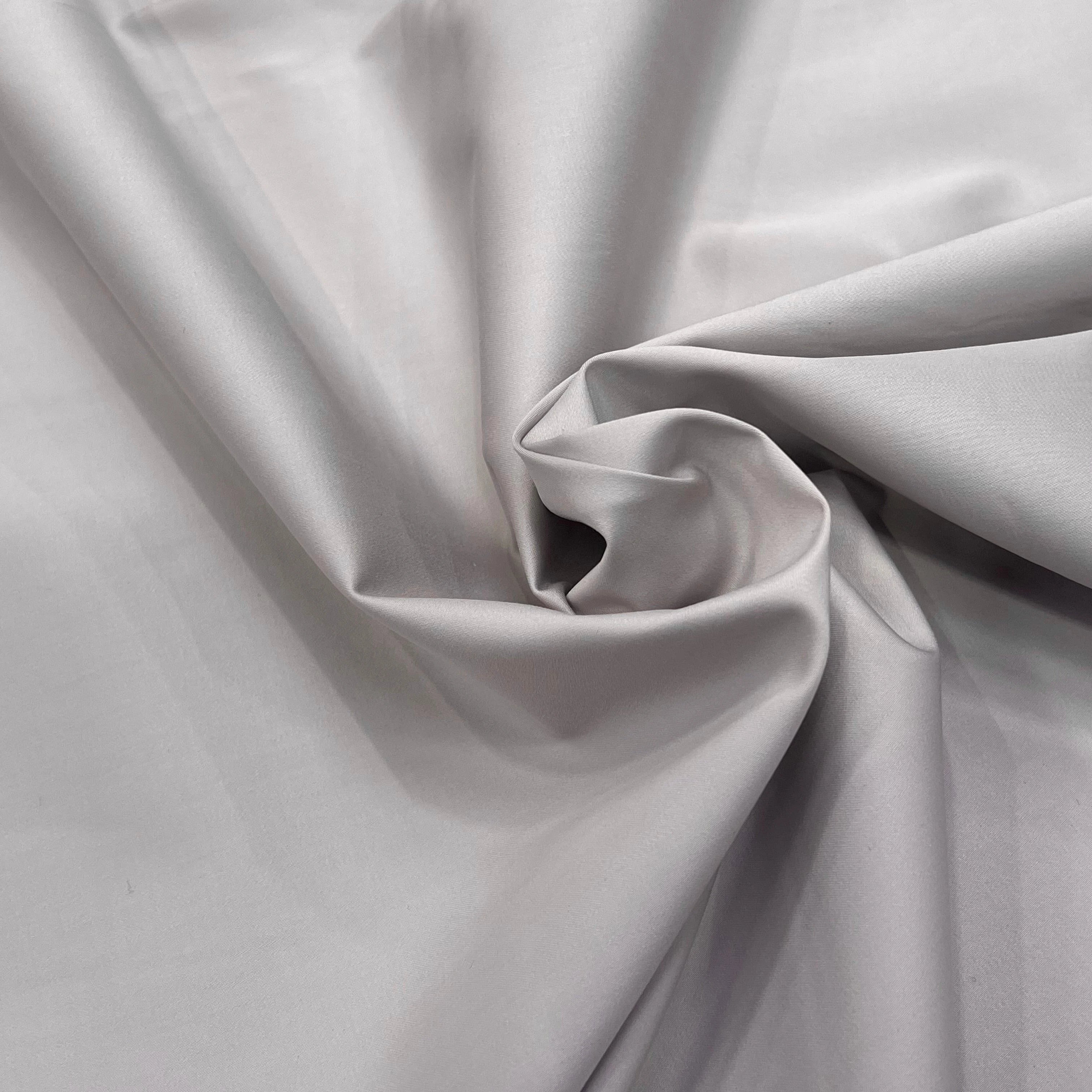 SATIN DE COTON STRETCH BEIGE CAFÉ AU LAIT - My Little Coupon