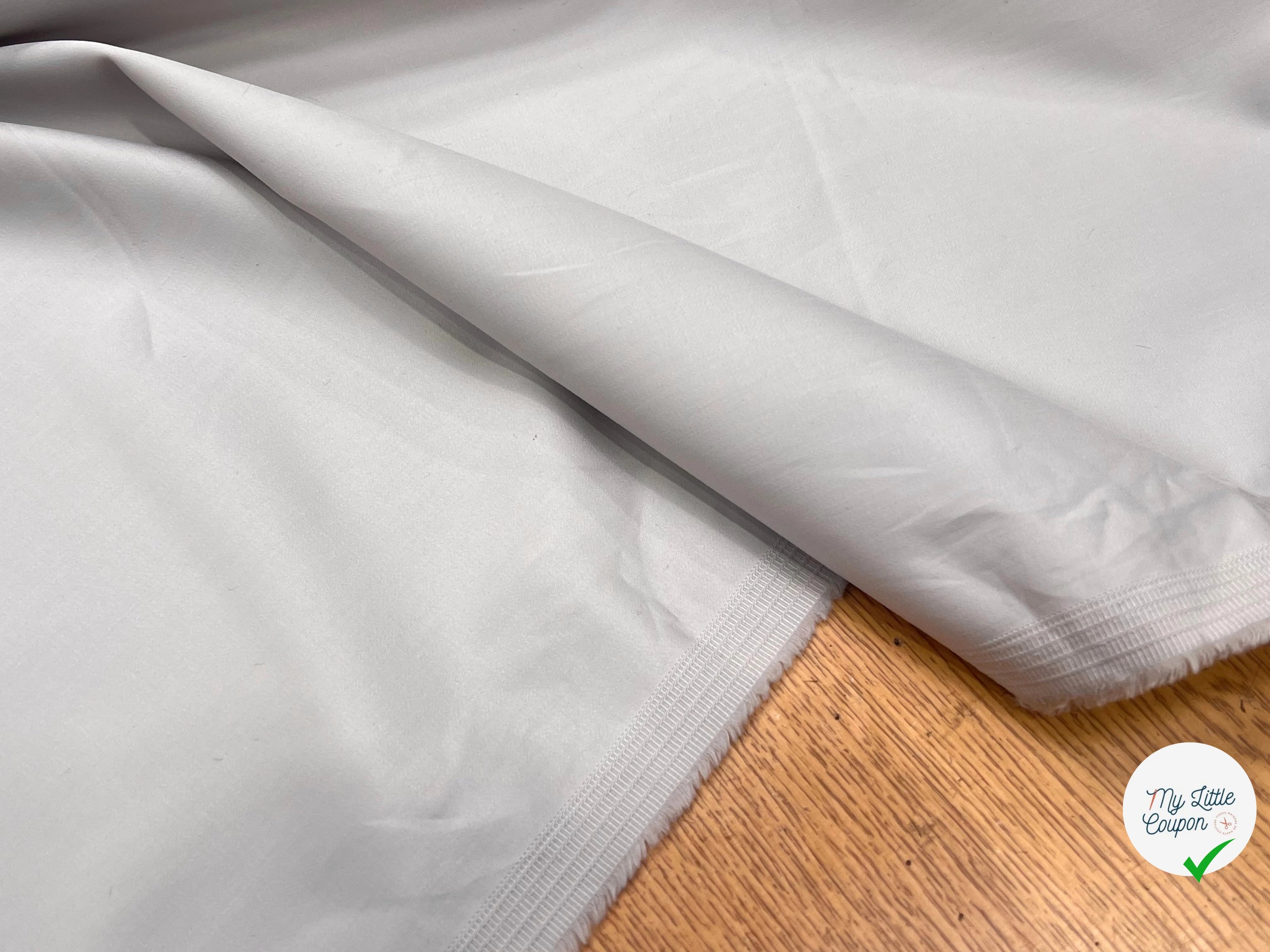 SATIN DE COTON STRETCH BEIGE CAFÉ AU LAIT - My Little Coupon