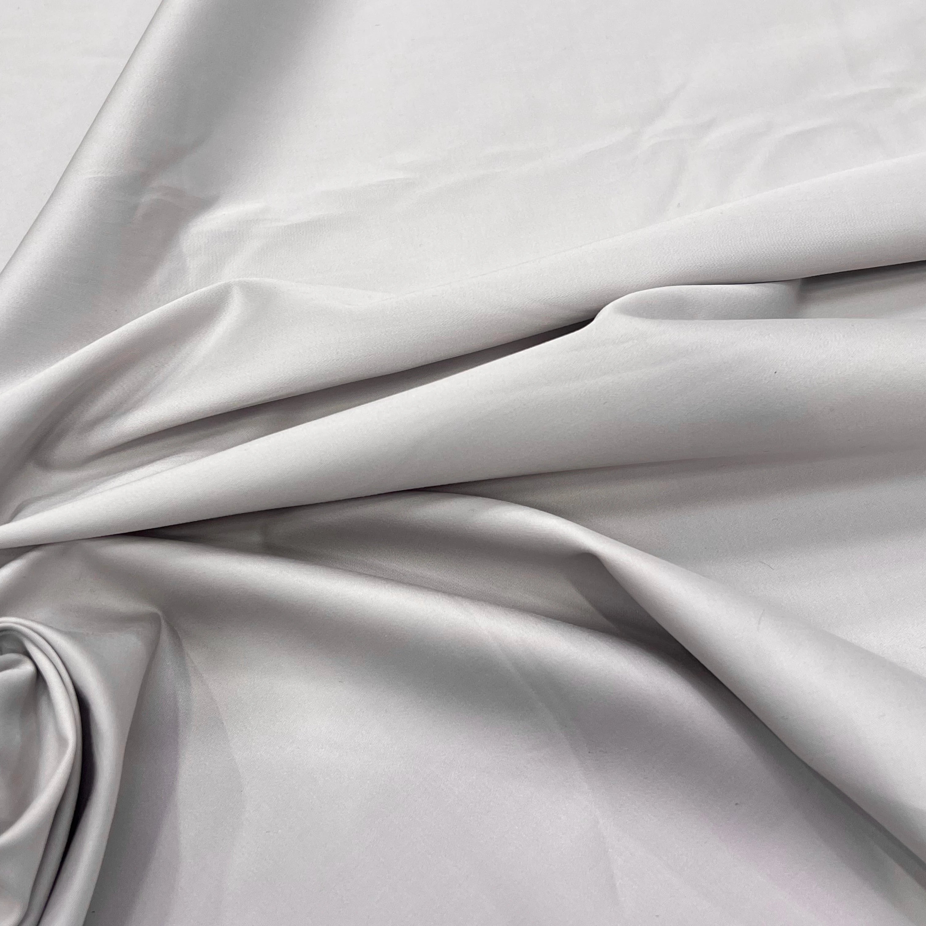 SATIN DE COTON STRETCH BEIGE CAFÉ AU LAIT - My Little Coupon
