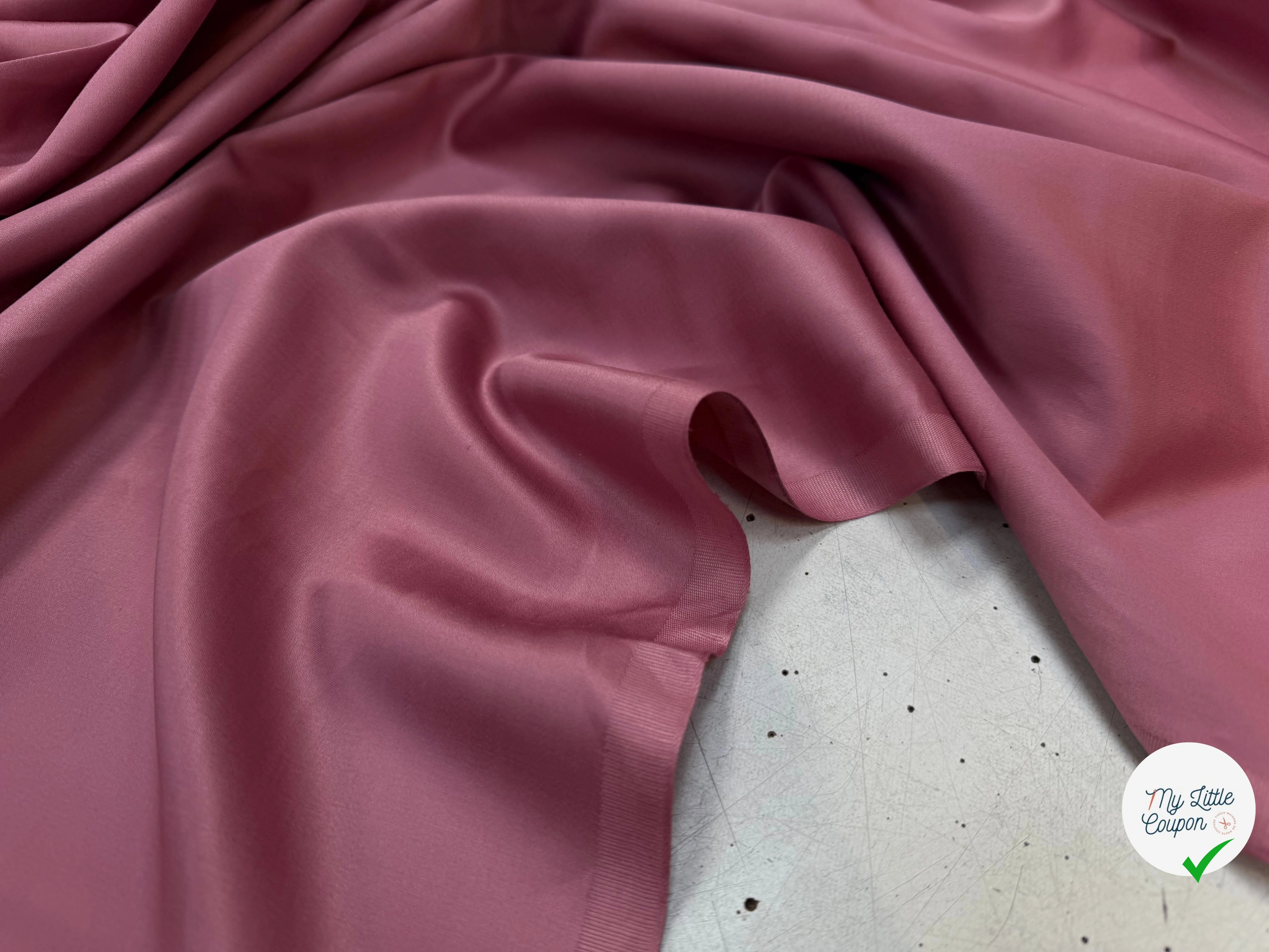 SATIN DE COTON VIEUX ROSE - My Little Coupon