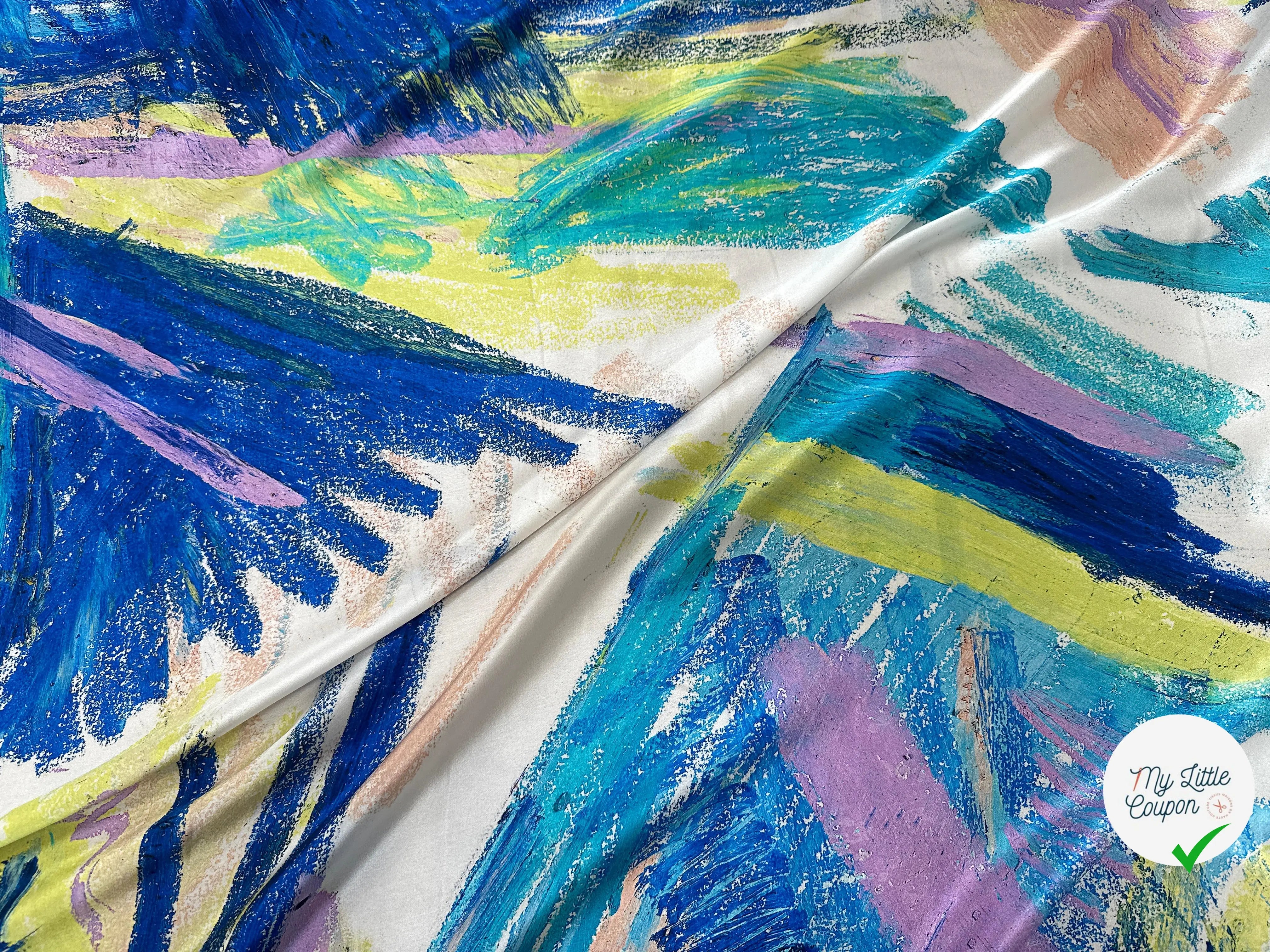 SATIN DE SOIE AQUARELLA ITALIANA - My Little Coupon