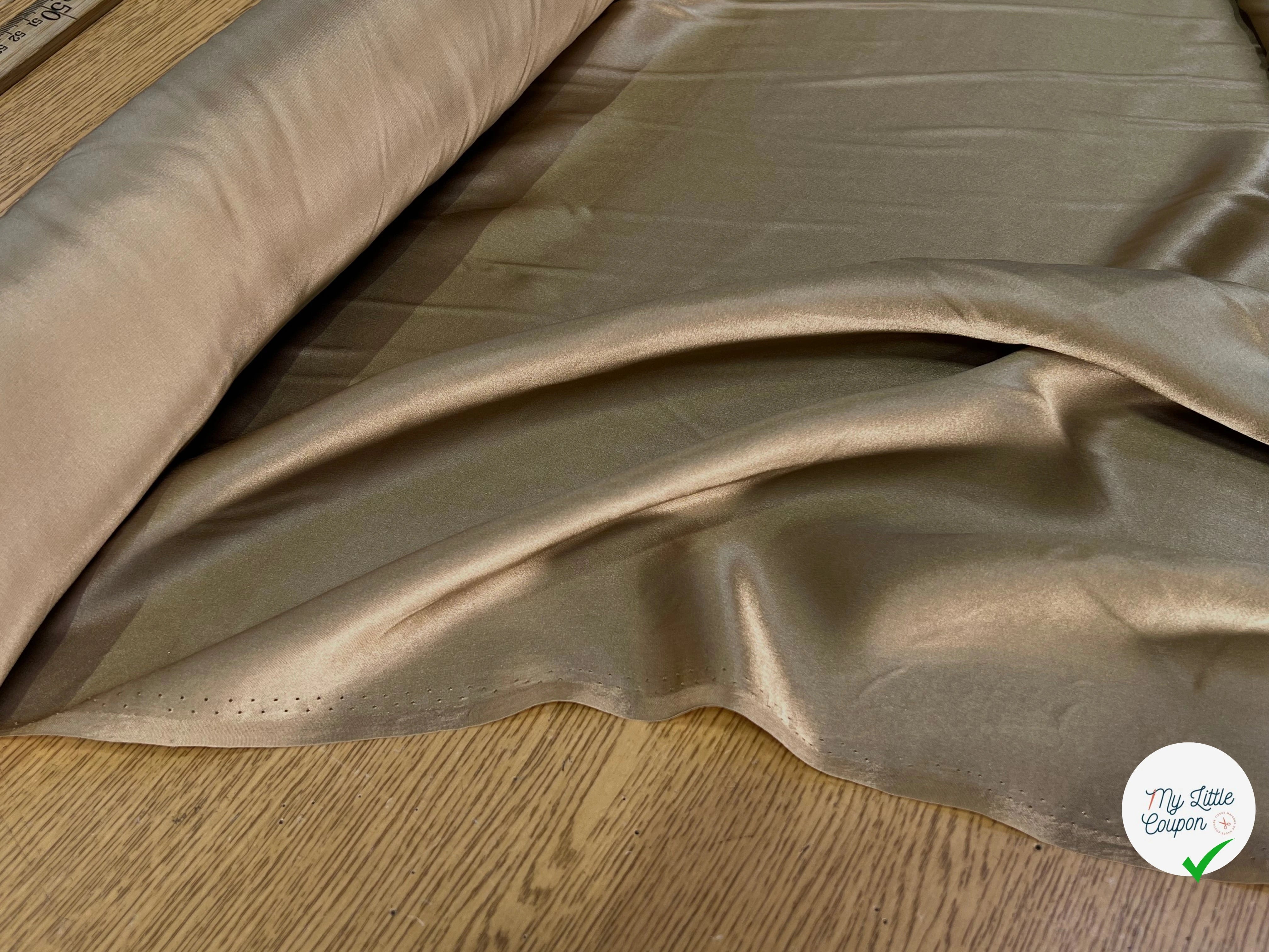 SATIN DE SOIE FLUIDE 100% SOIE VISON - My Little Coupon