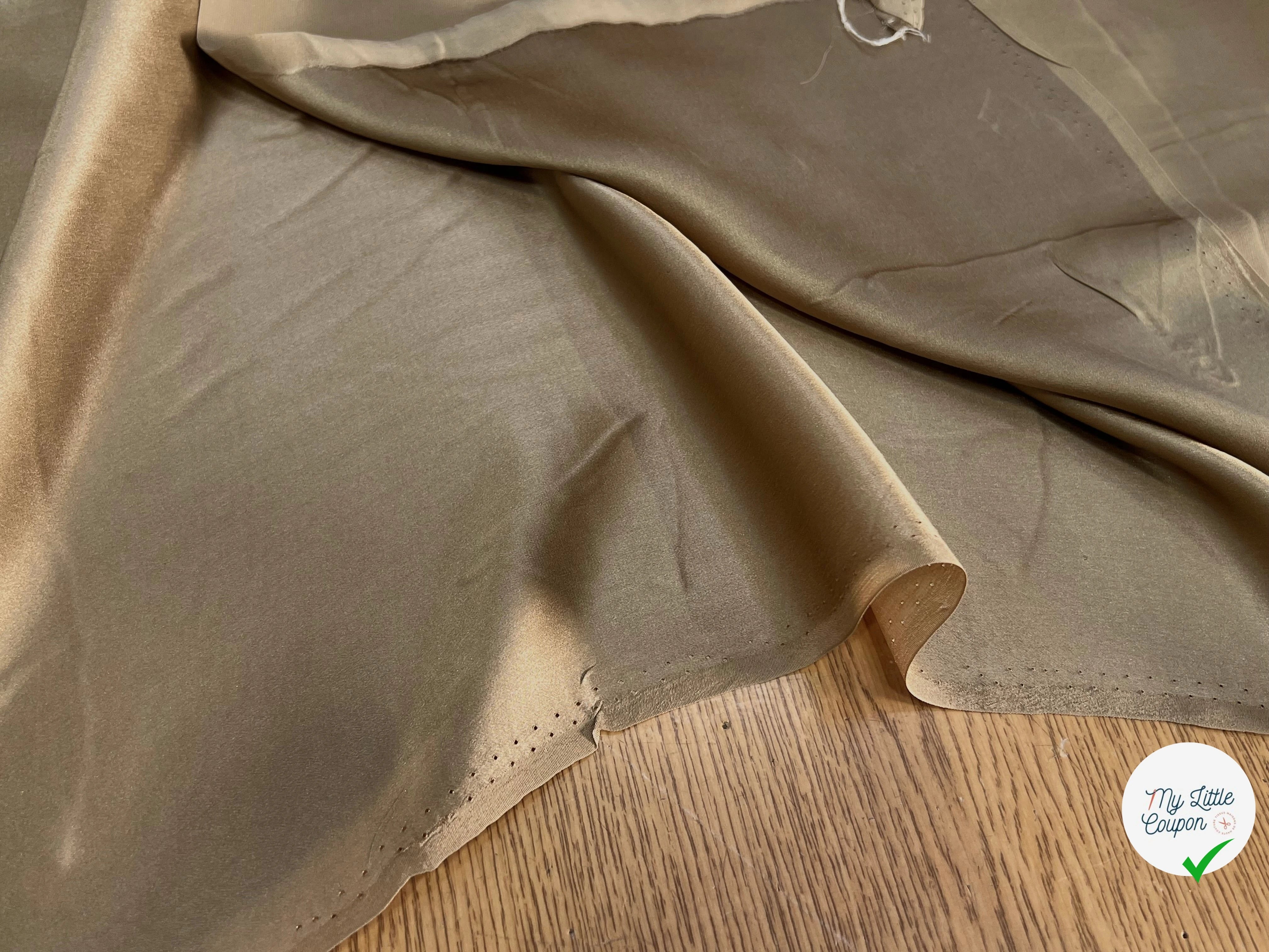 SATIN DE SOIE FLUIDE 100% SOIE VISON - My Little Coupon