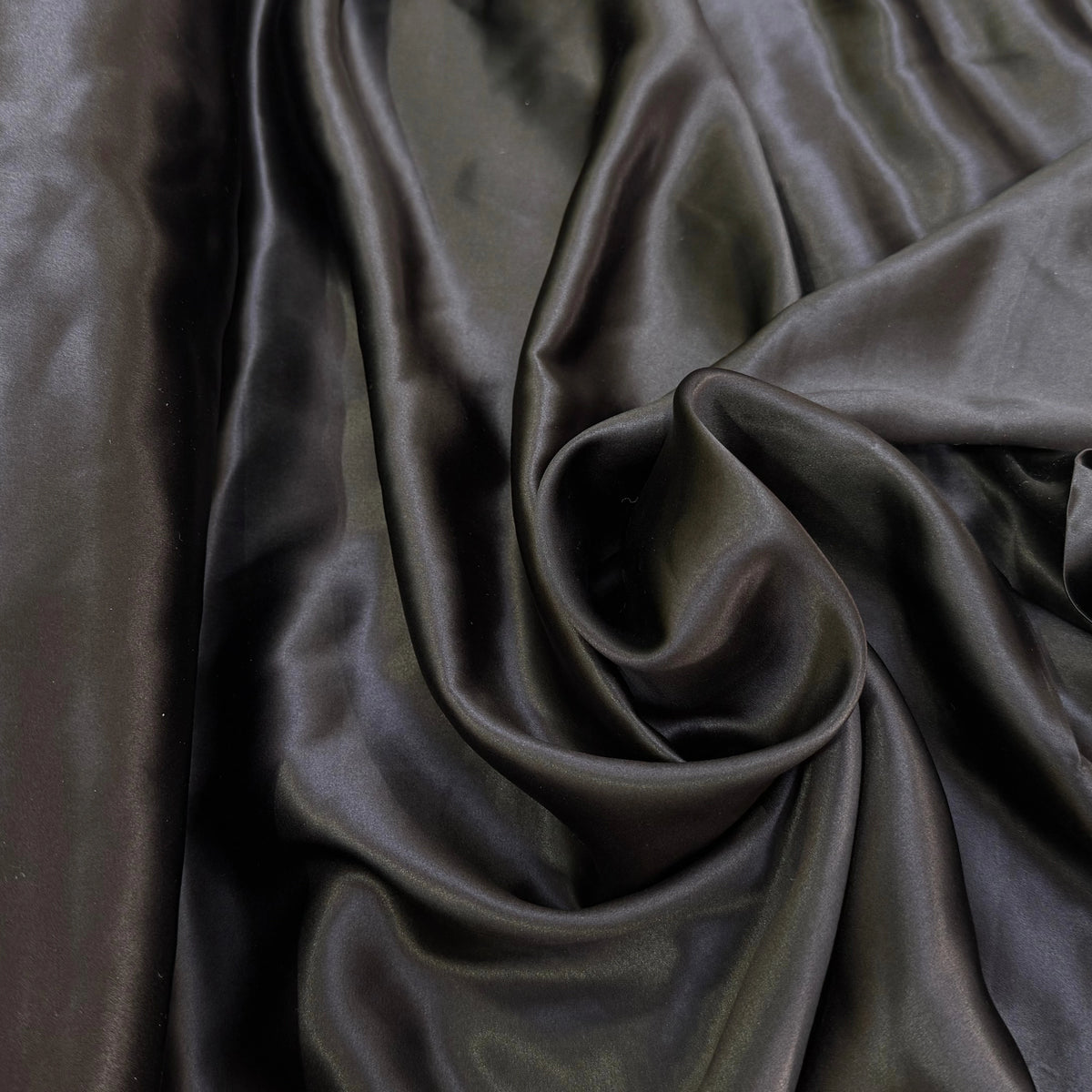 SATIN DE SOIE FLUIDE MARRON NOISETTE - My Little Coupon