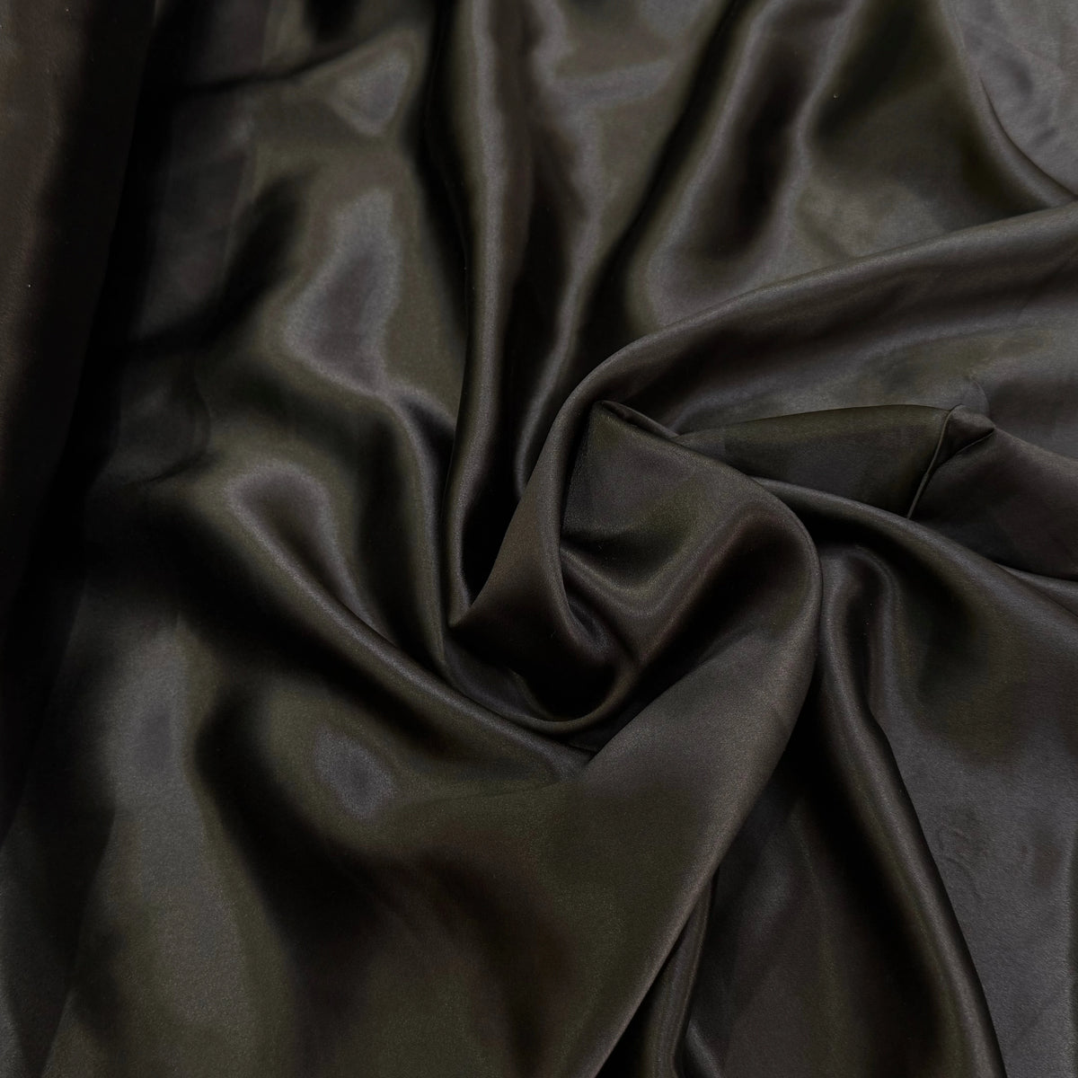SATIN DE SOIE FLUIDE MARRON NOISETTE - My Little Coupon