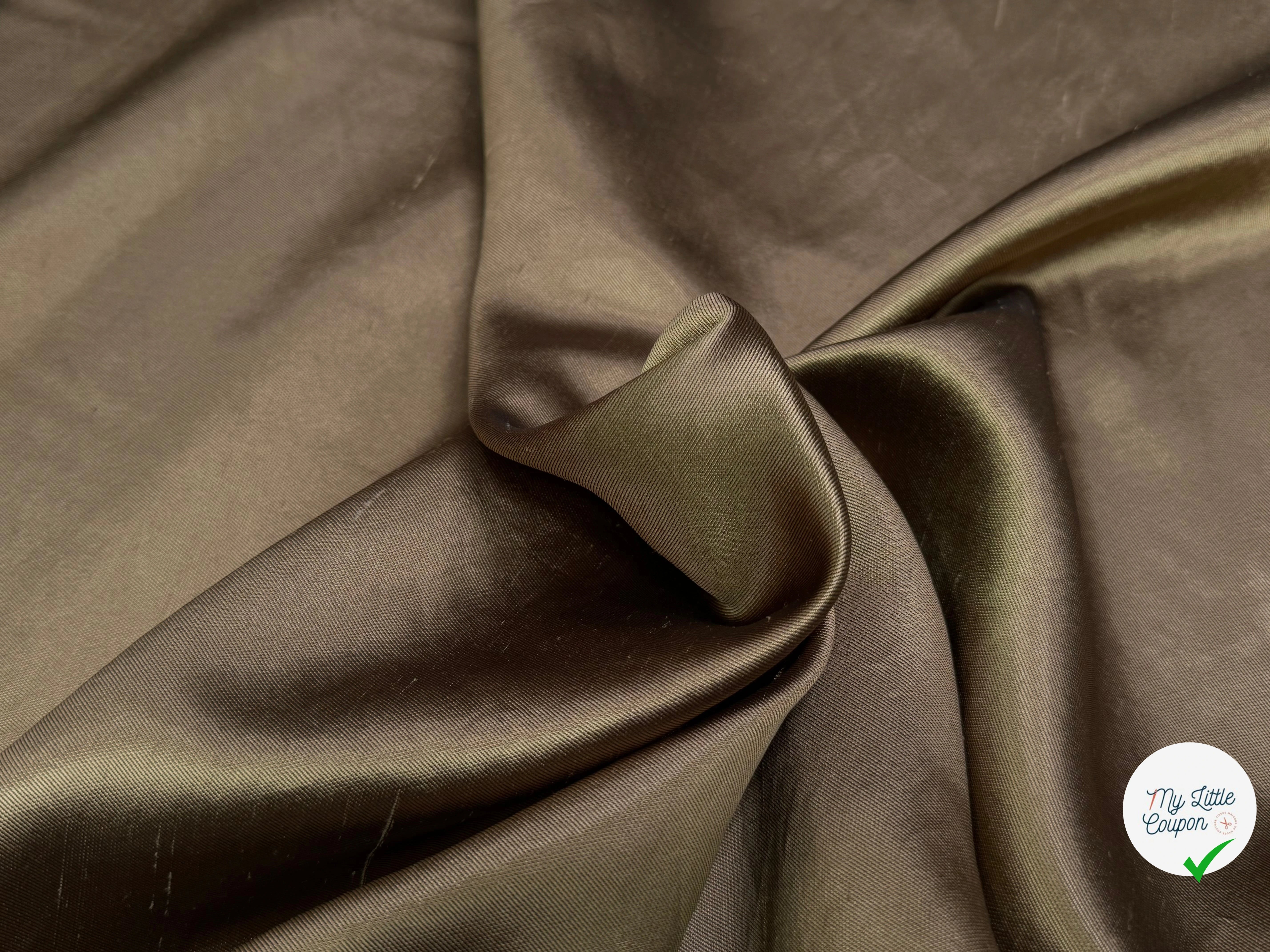 SATIN DUCHESSE TEXTURÉ LAITON - My Little Coupon