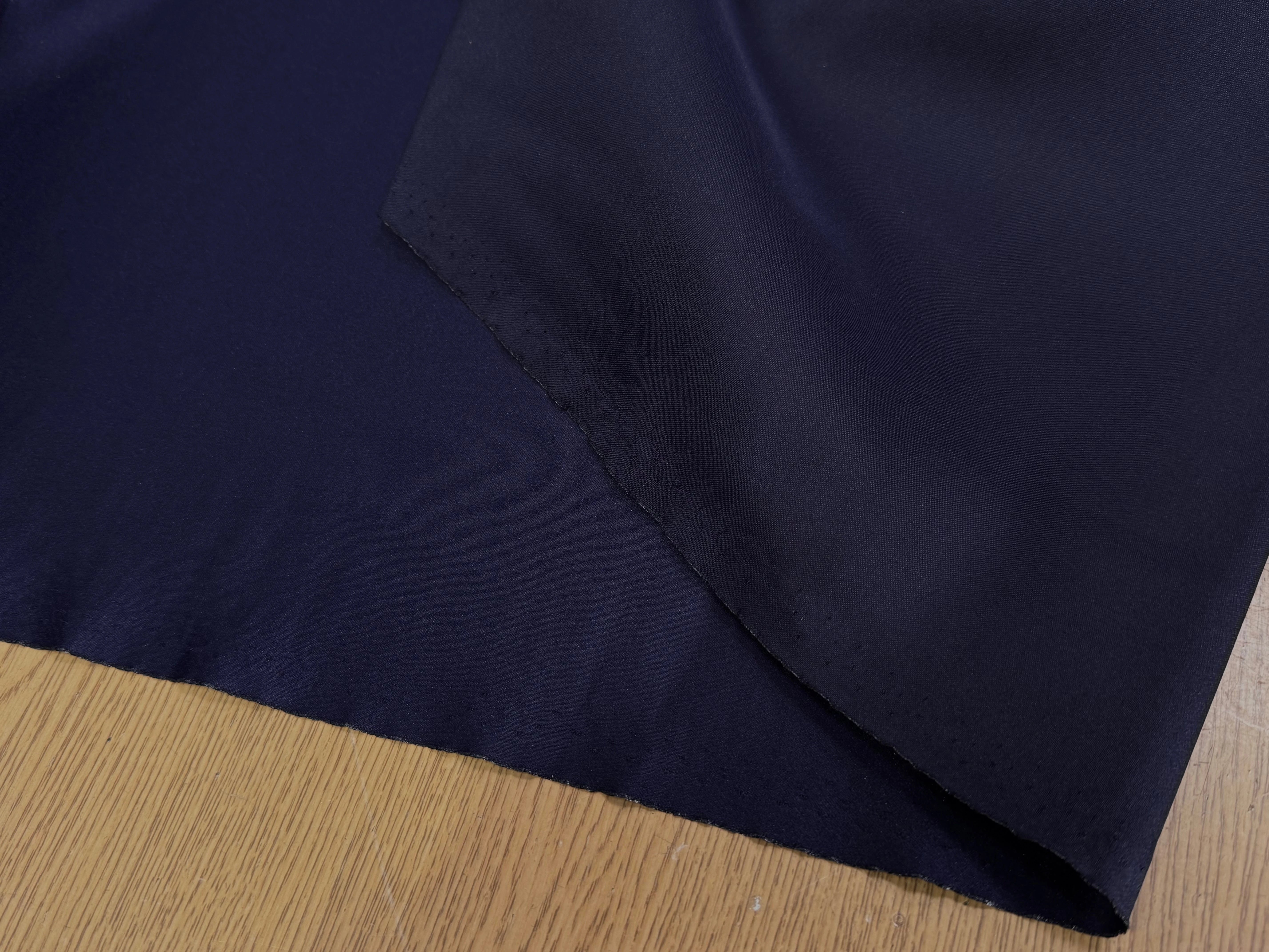 SATIN LOURD BELLE TENUE BLEU MARRINE - My Little Coupon