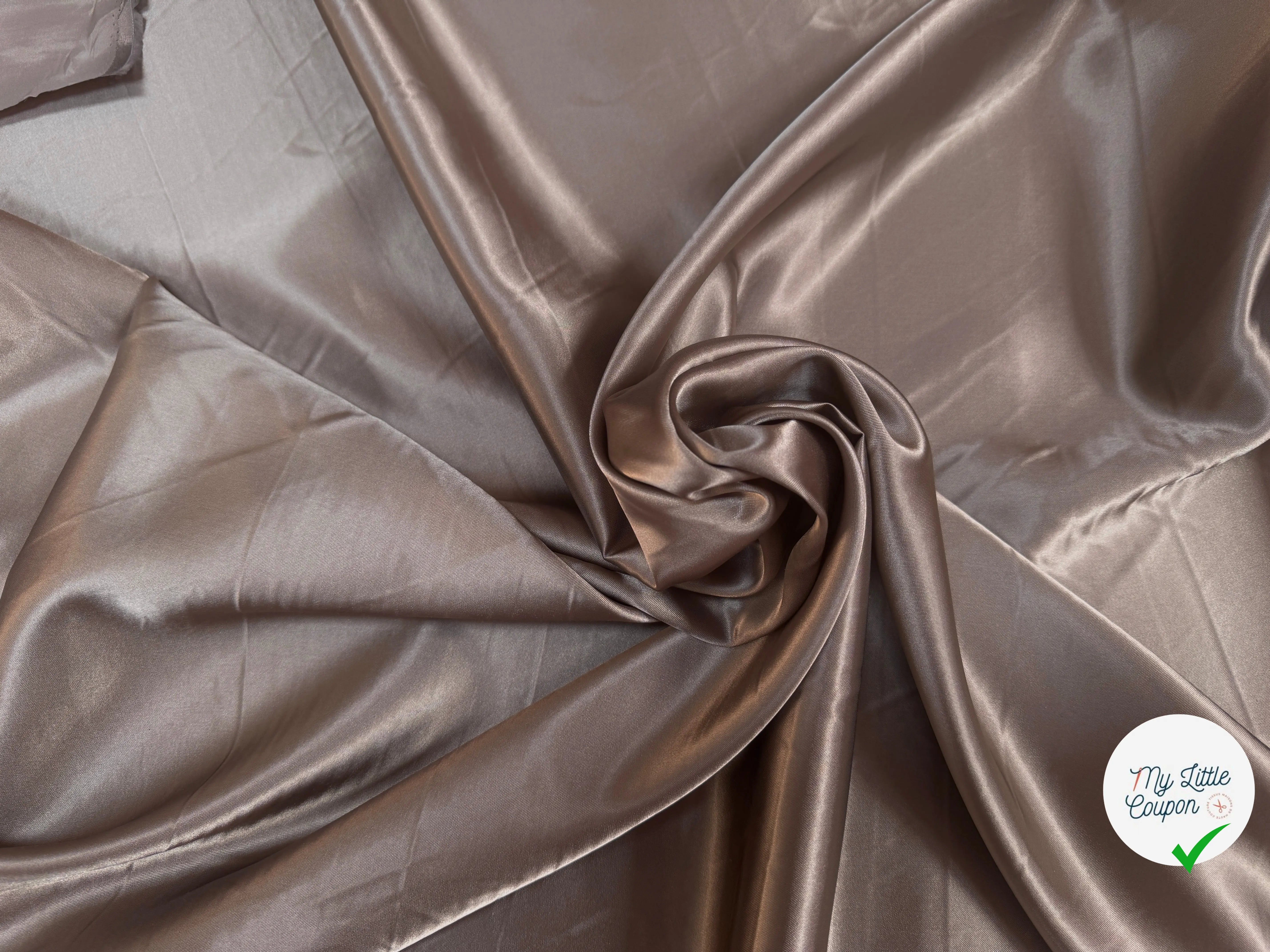 SATIN MARRON GLACEÂ - My Little Coupon
