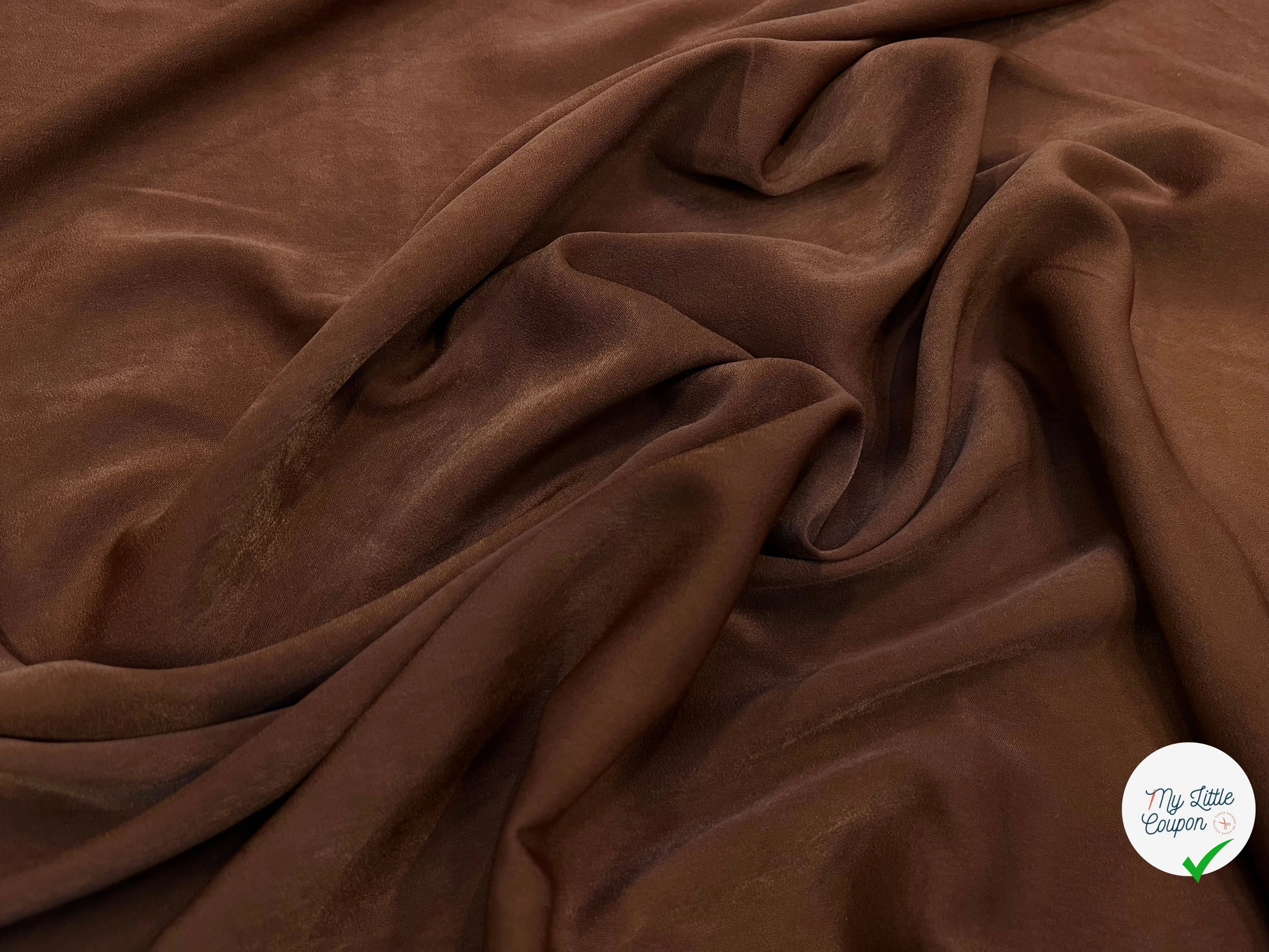 SATIN PEAU DE PÊCHE FLUIDE COGNAC - My Little Coupon