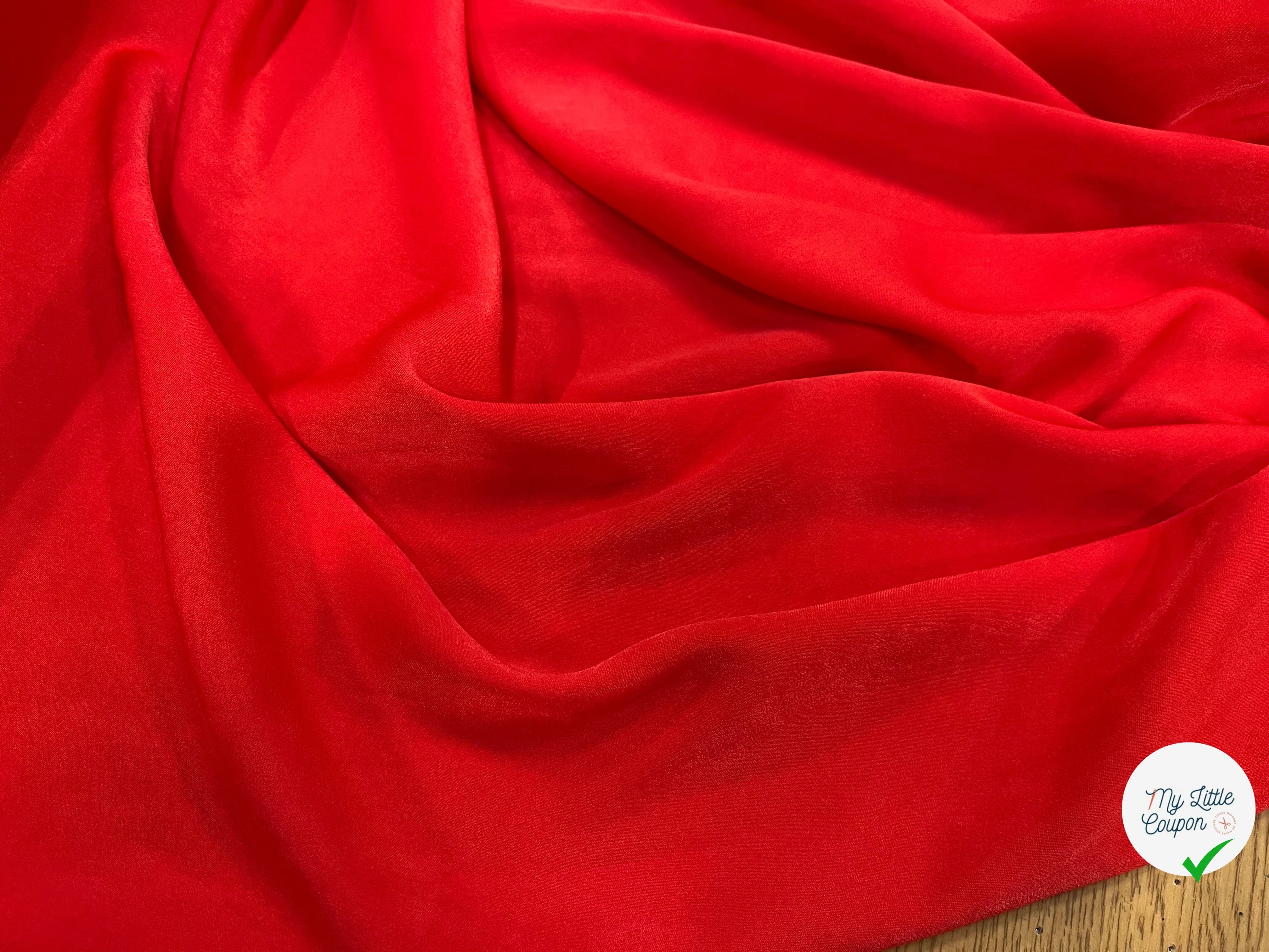 SATIN PEAU DE PÊCHE FLUIDE CORAL - My Little Coupon