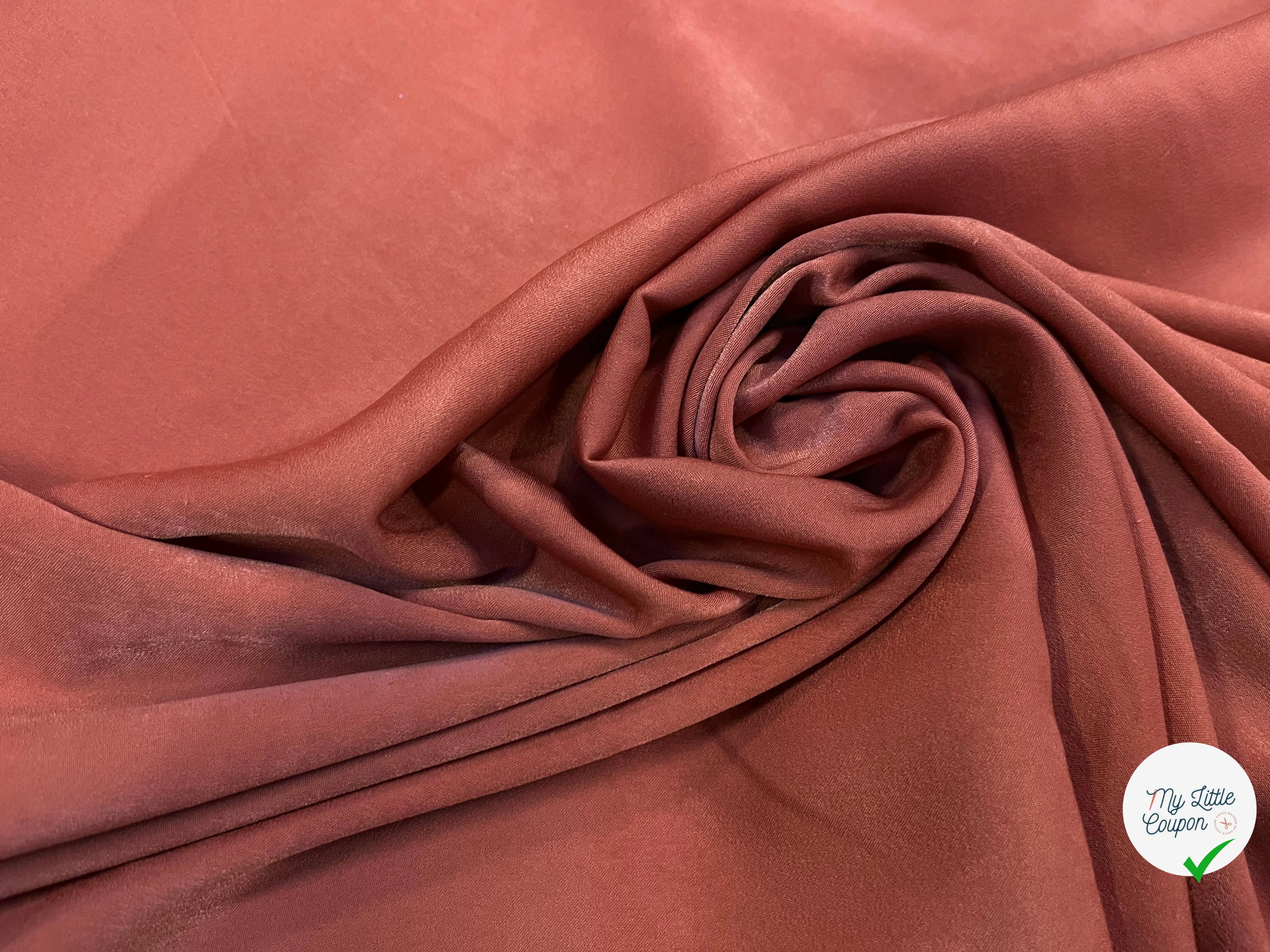 SATIN PEAU DE PÊCHE FLUIDE ROSE BOIS - My Little Coupon