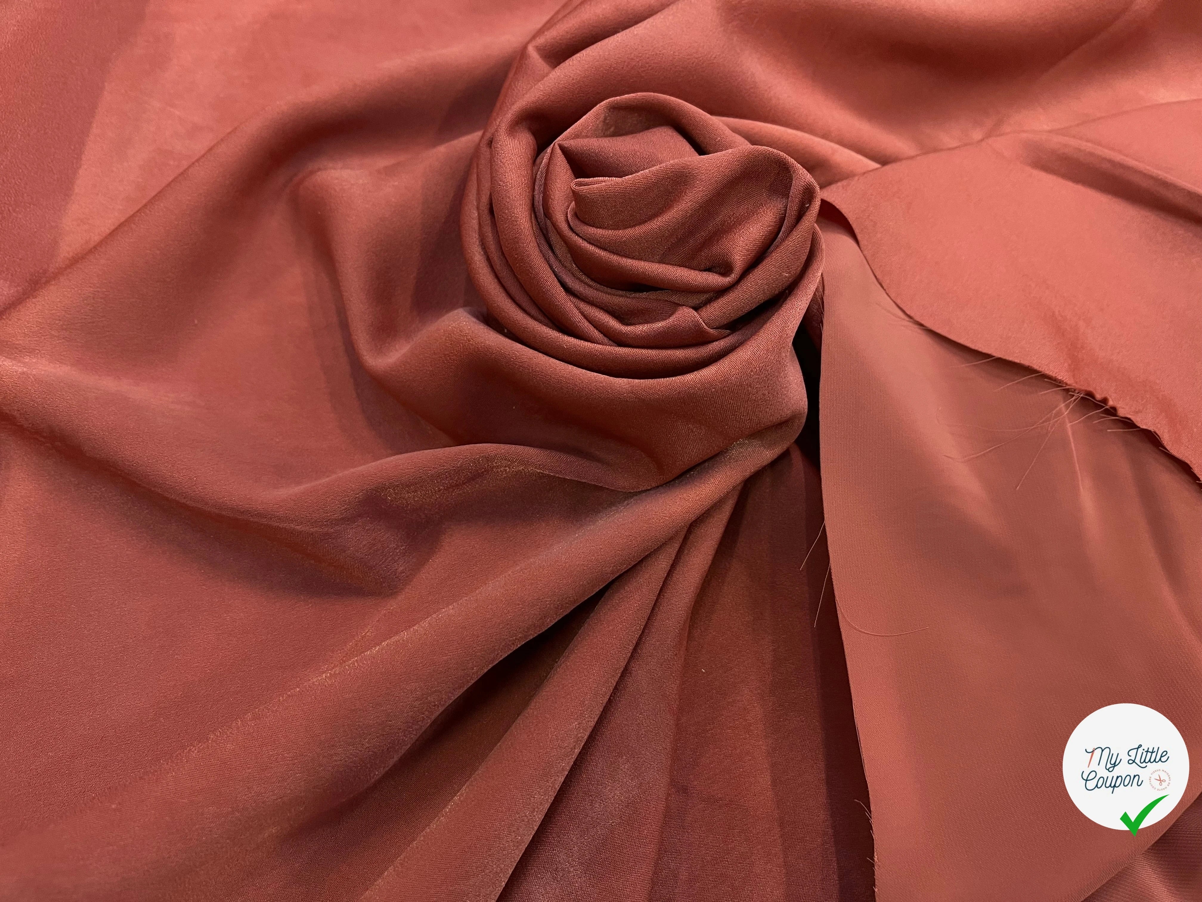 SATIN PEAU DE PÊCHE FLUIDE ROSE BOIS - My Little Coupon