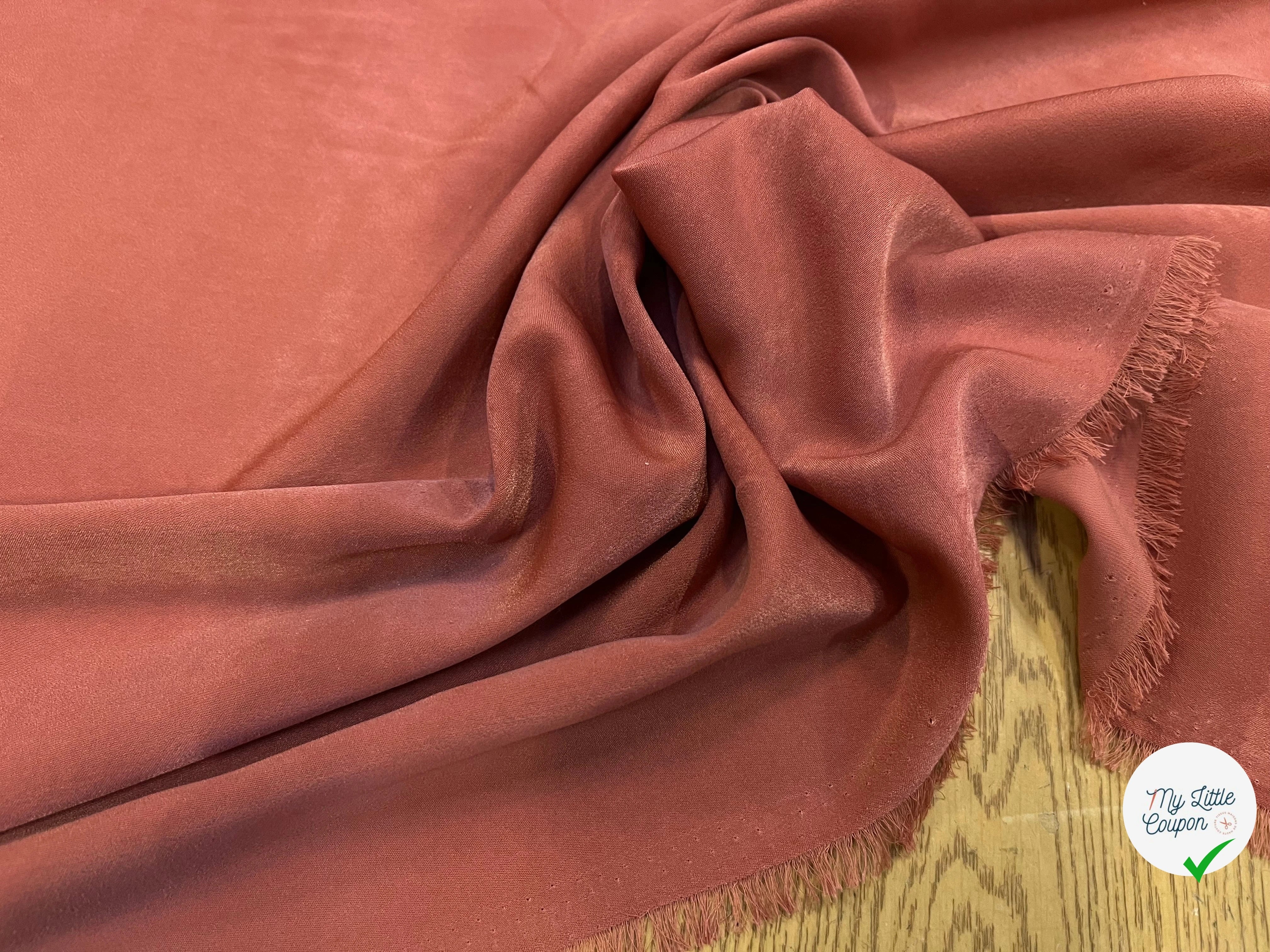 SATIN PEAU DE PÊCHE FLUIDE ROSE BOIS - My Little Coupon