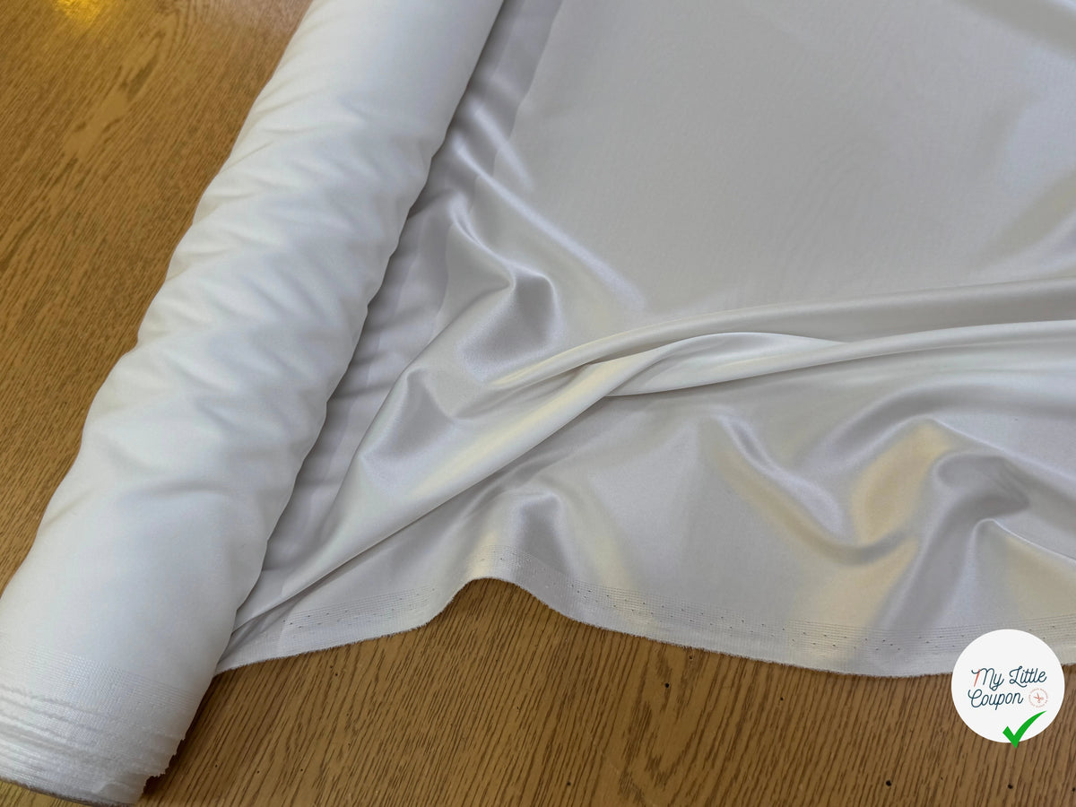 SATIN RICHE FLUIDE IVOIRE STRETCH - My Little Coupon
