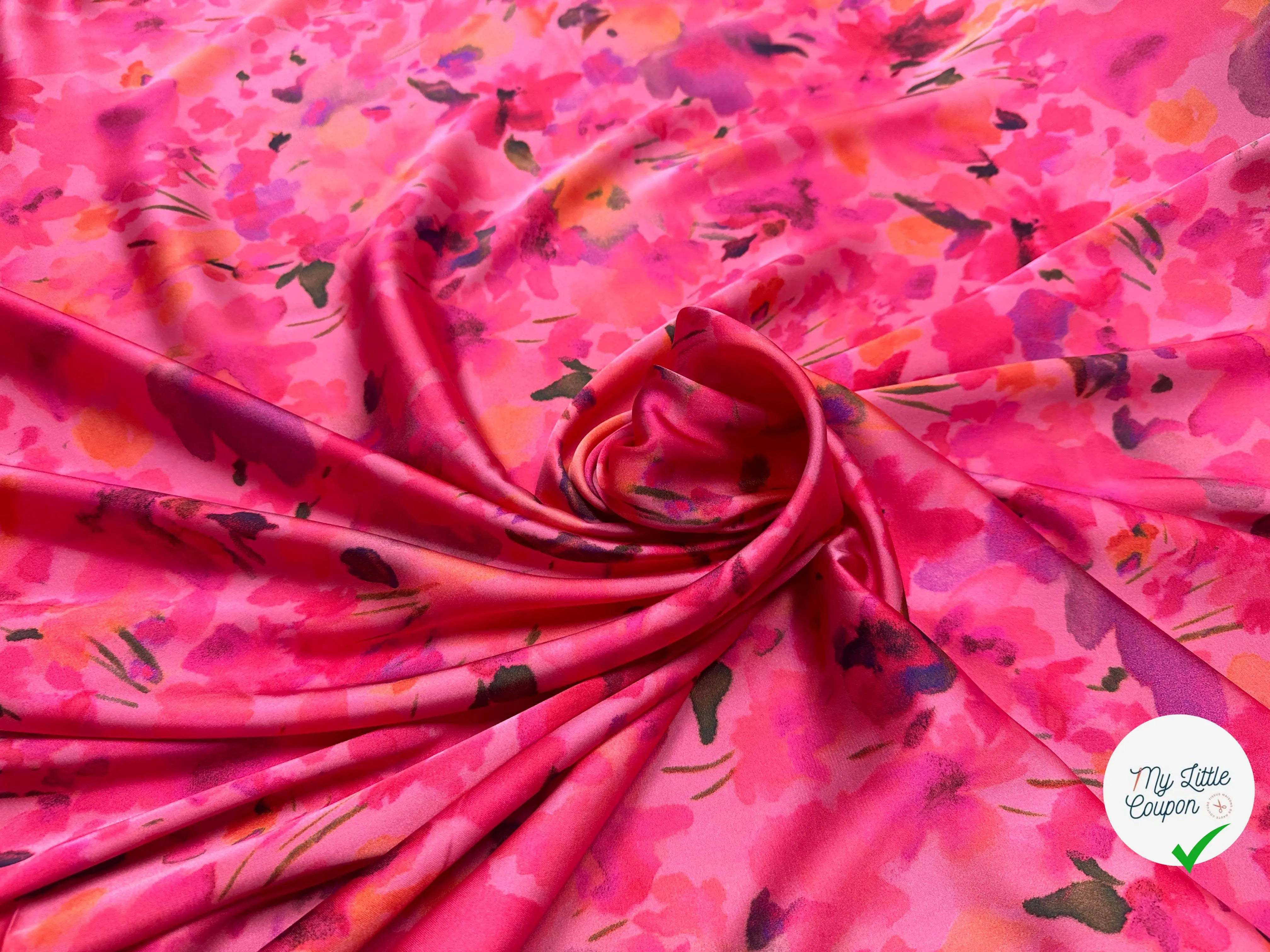 SATIN ROSE FLEURS SUCRÉES - My Little Coupon