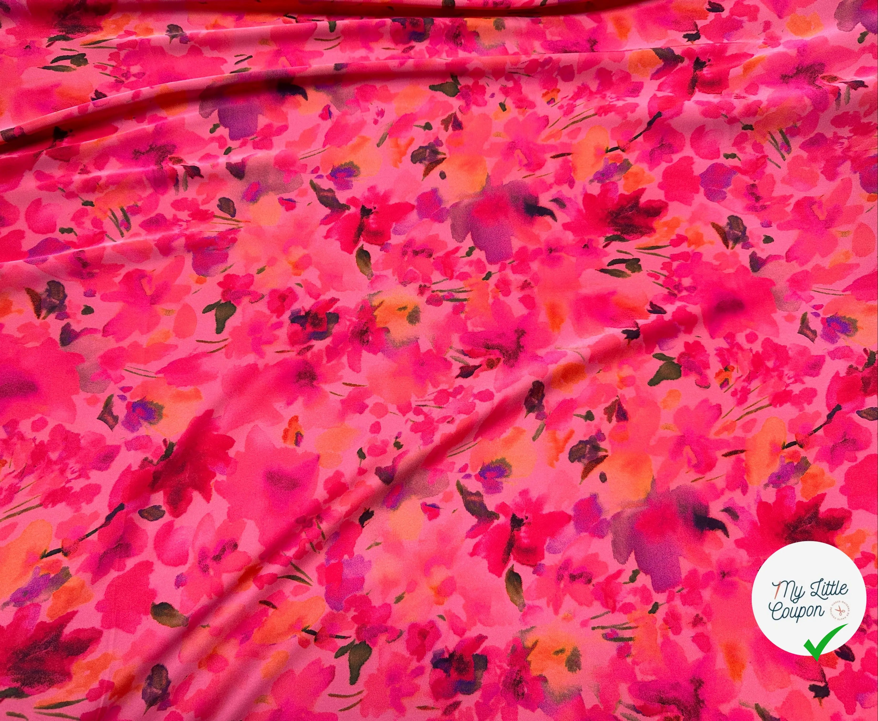 SATIN ROSE FLEURS SUCRÉES - My Little Coupon