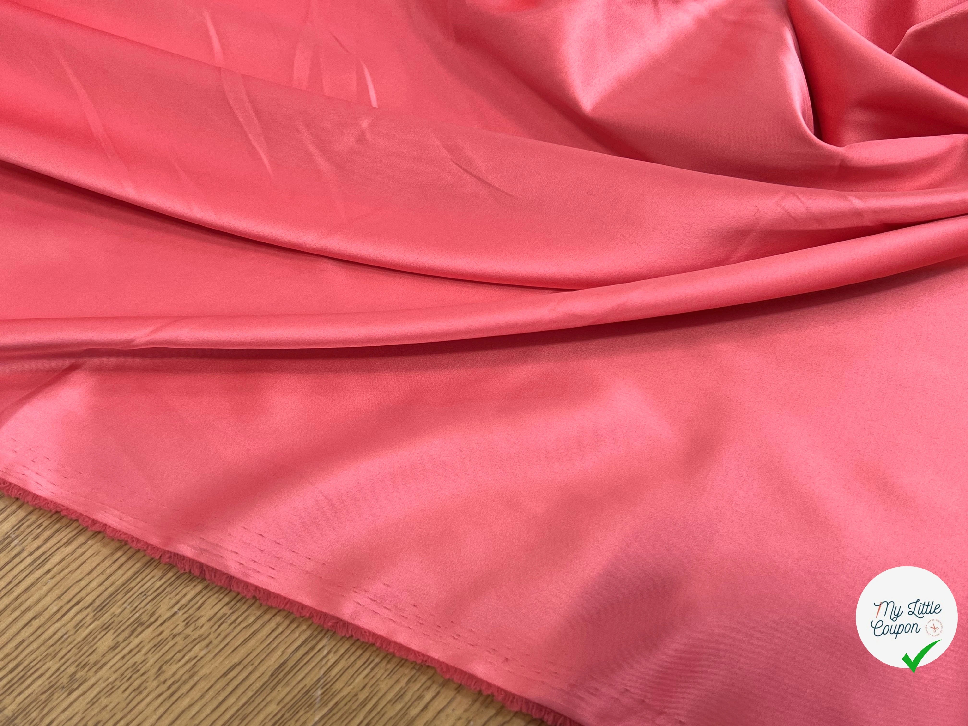 SATIN STRETCH FLUIDE ROSE INCARNAT - My Little Coupon