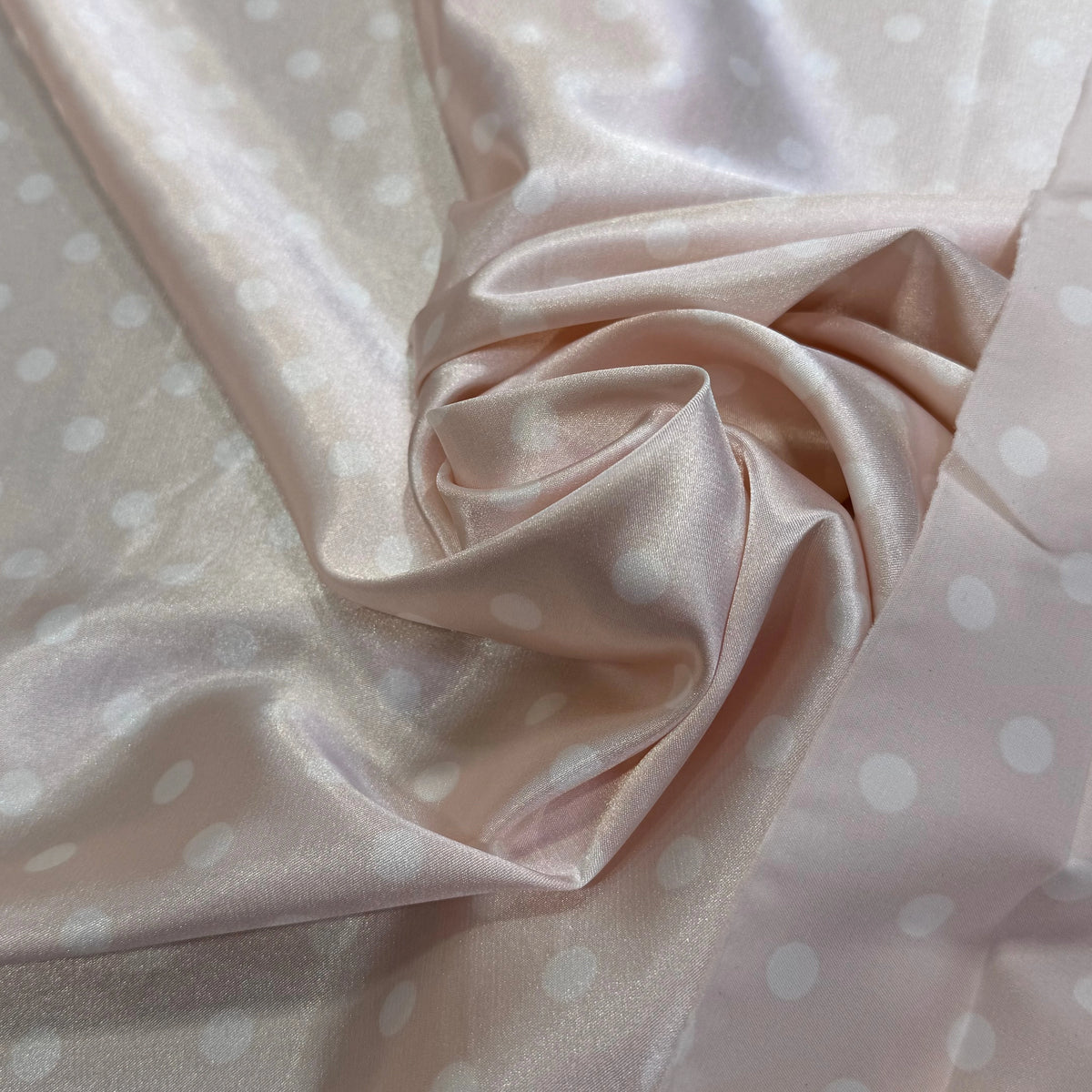 SATIN VIEUX ROSE À POIS ULTRA CHIC - My Little Coupon