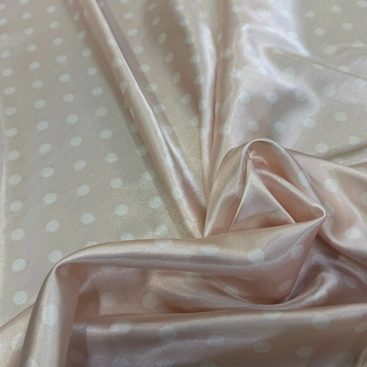 SATIN VIEUX ROSE À POIS ULTRA CHIC - My Little Coupon