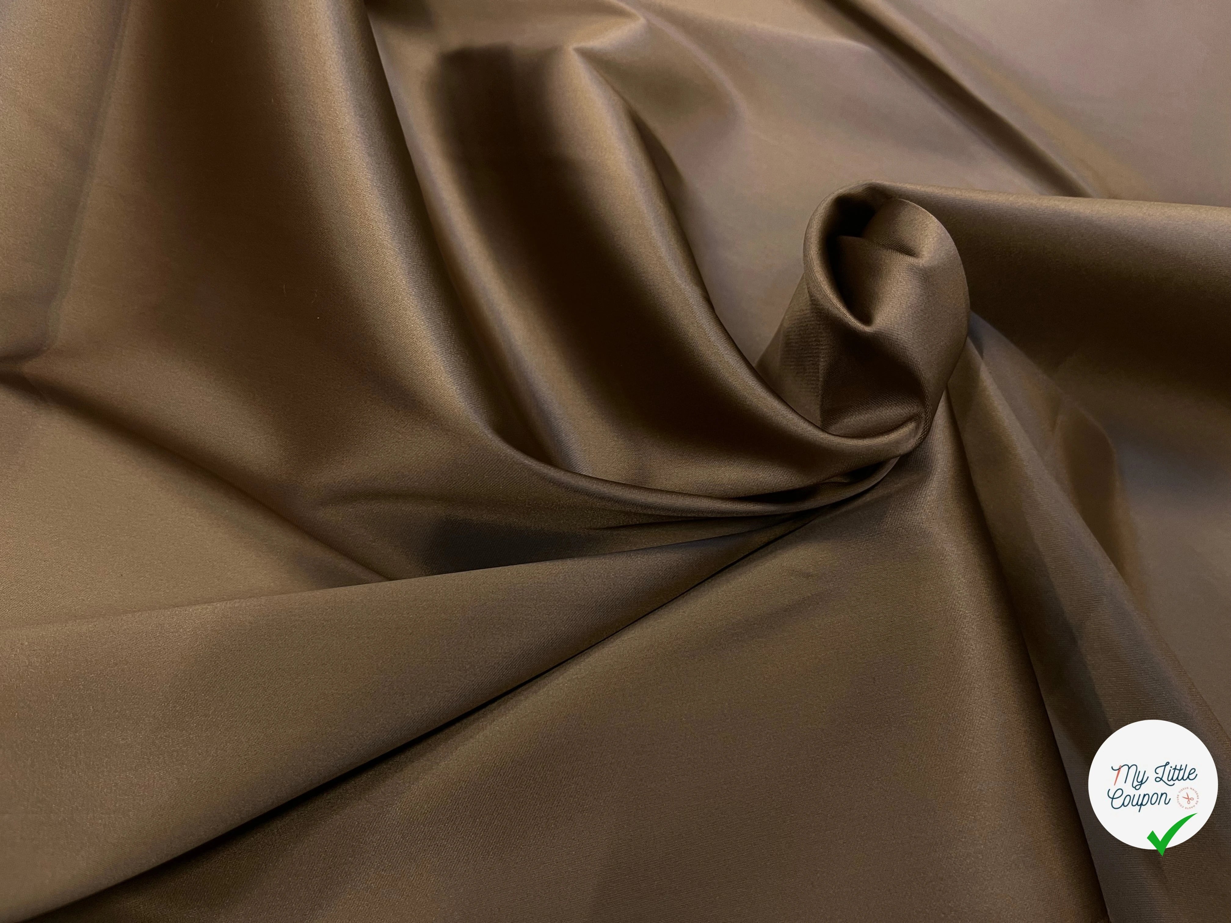 SATIN VISCOSE MARON 110CM - My Little Coupon