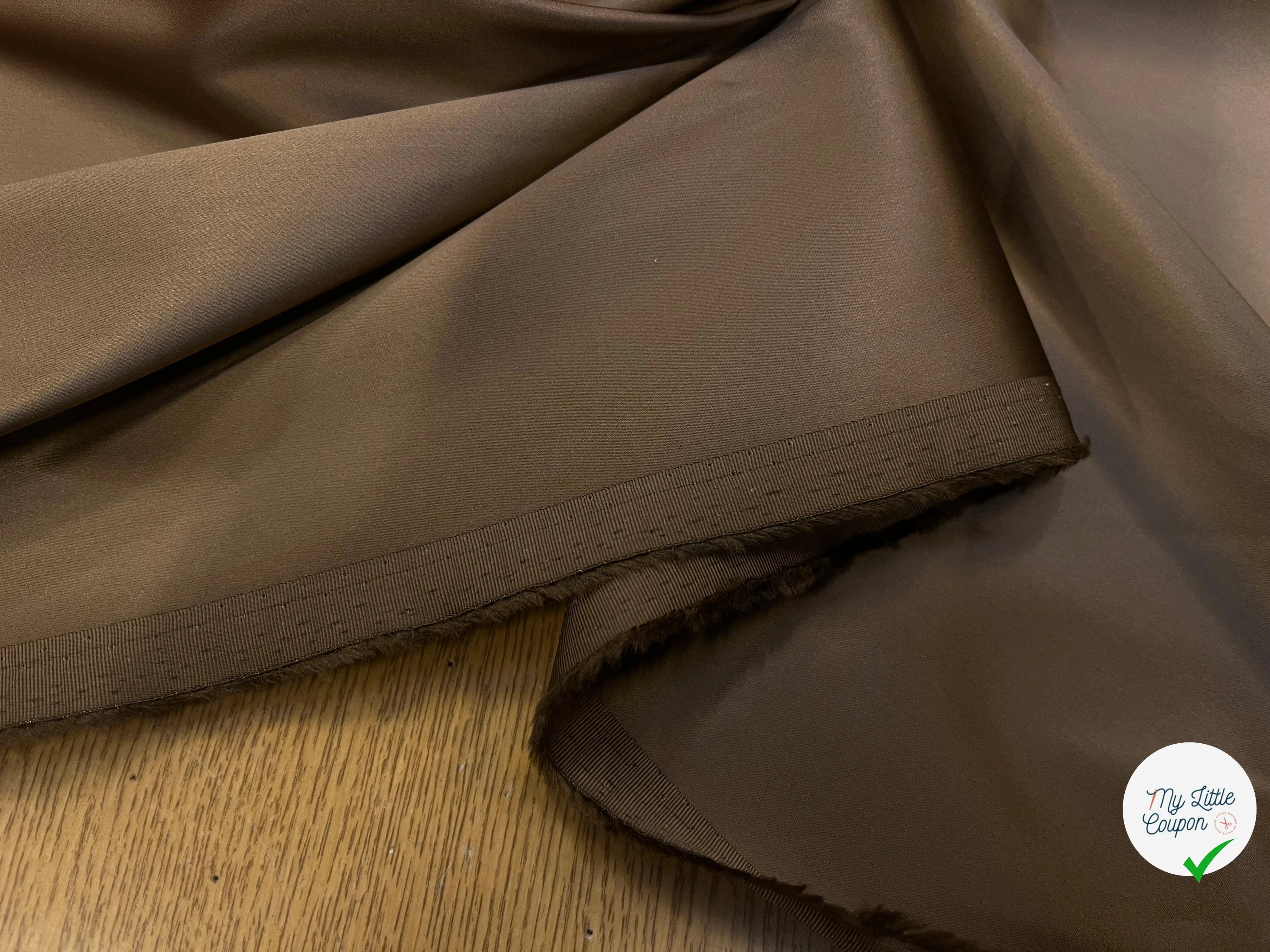 SATIN VISCOSE MARON 110CM - My Little Coupon