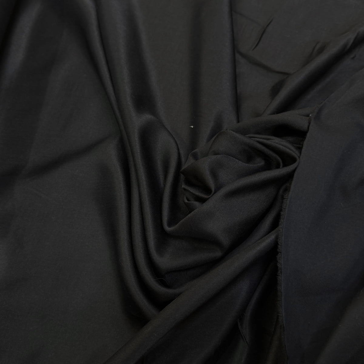 SATIN VOILE DE SOIE DOUX NOIR - My Little Coupon