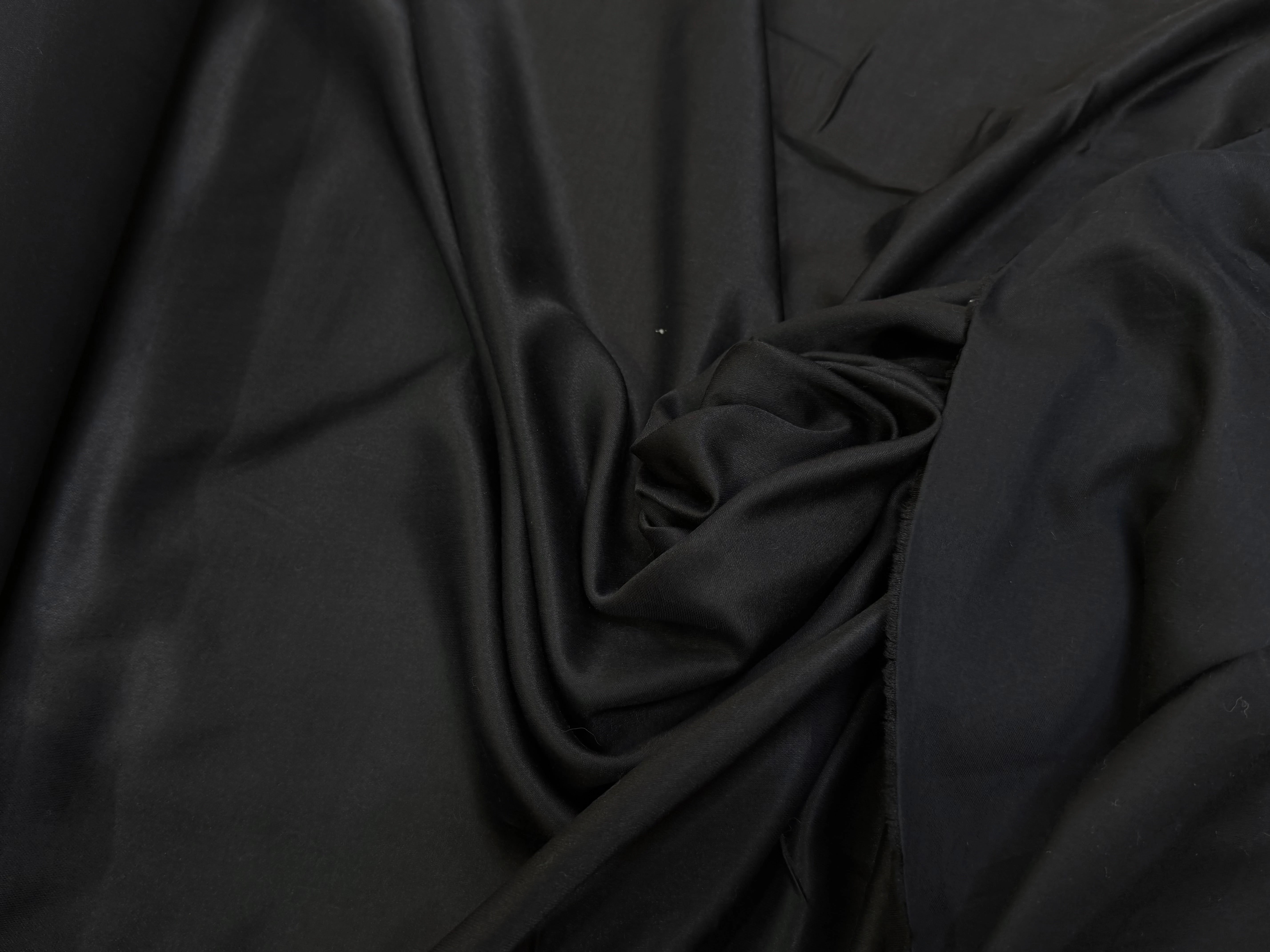 SATIN VOILE DE SOIE DOUX NOIR - My Little Coupon