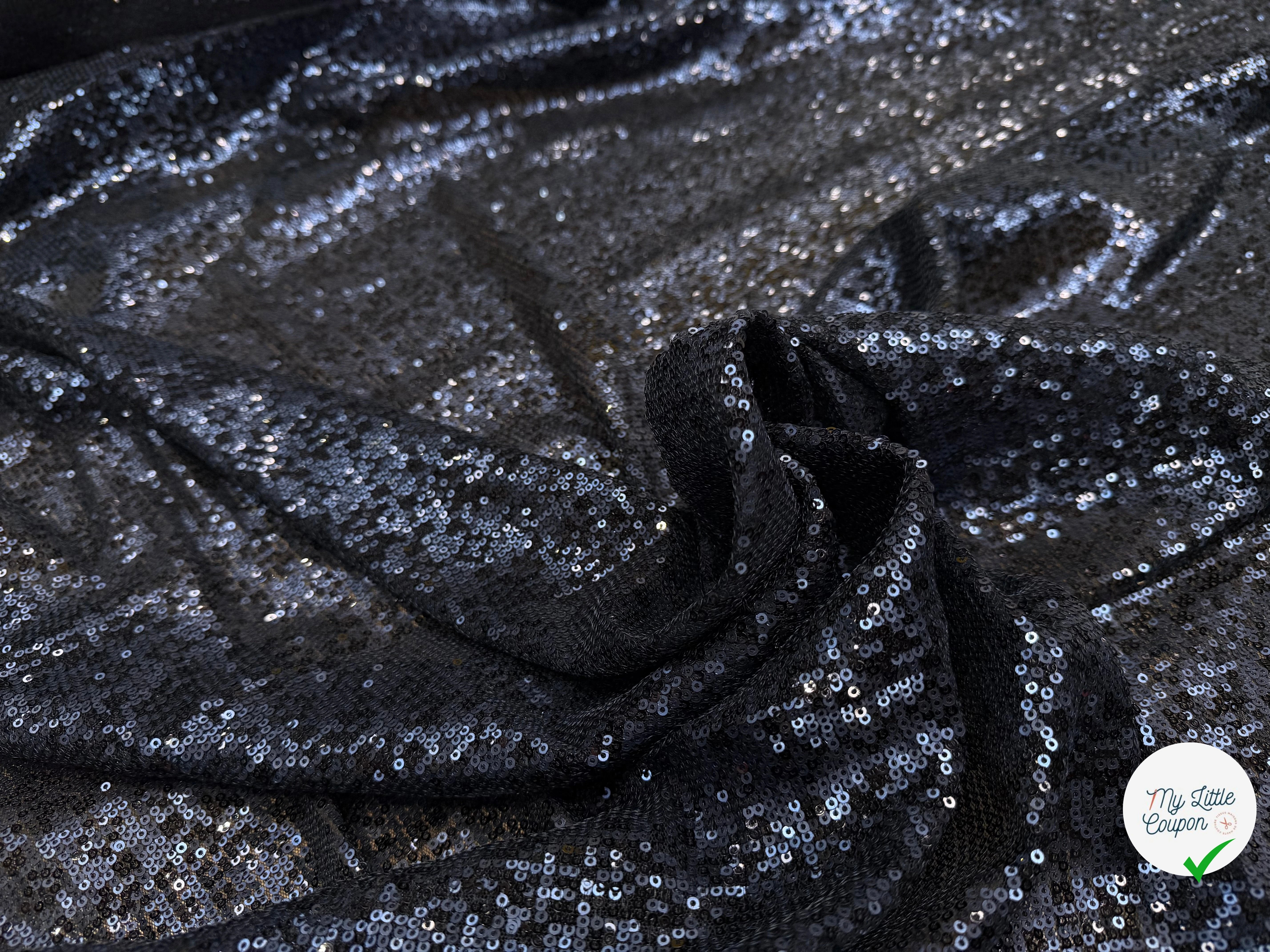 SEQUIN CHIC BLEU PROFOND PAS CARNAVAL - My Little Coupon