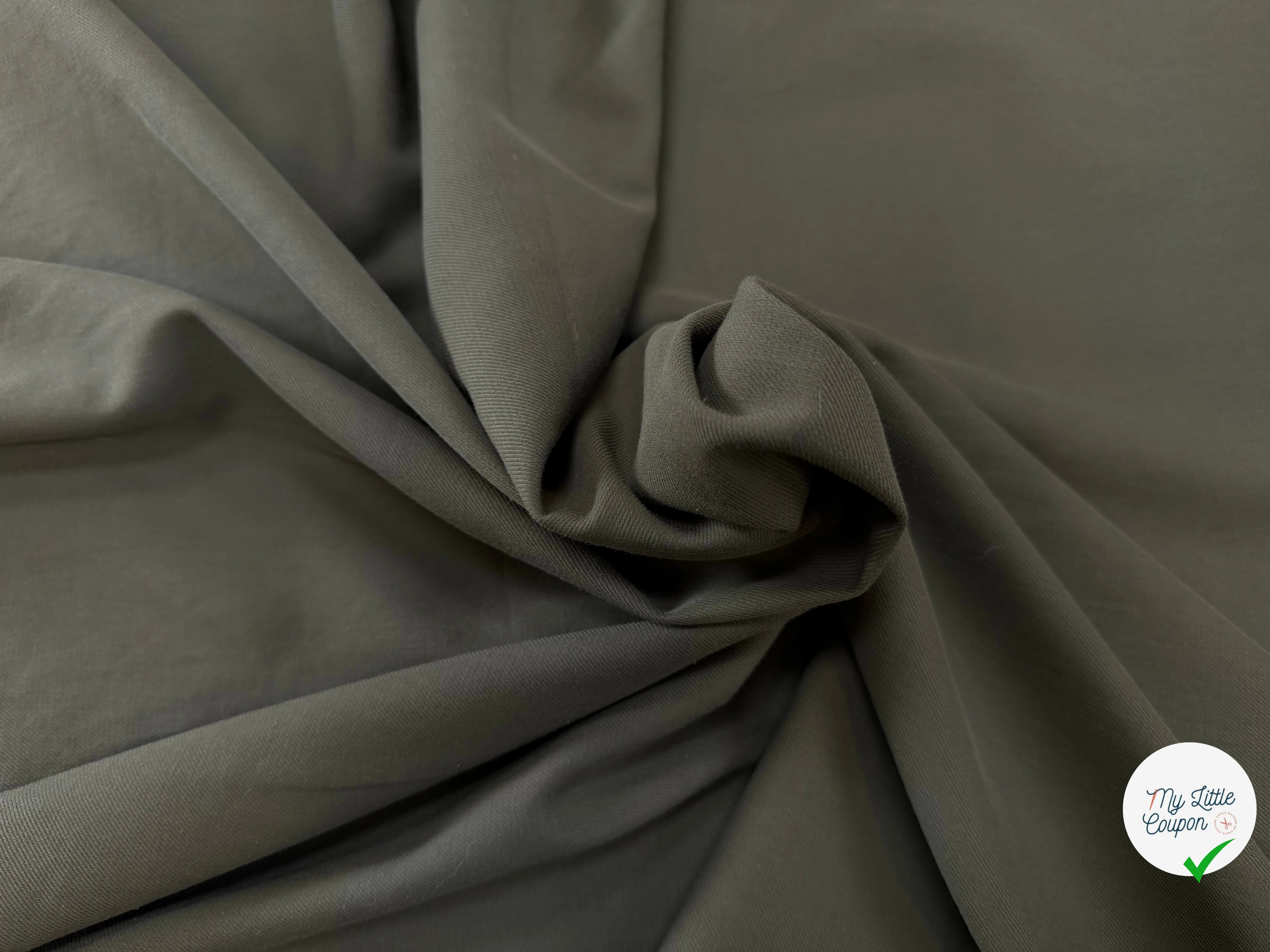 SERGÉ VISCOSE KHAKI TENUE LOURDE - My Little Coupon