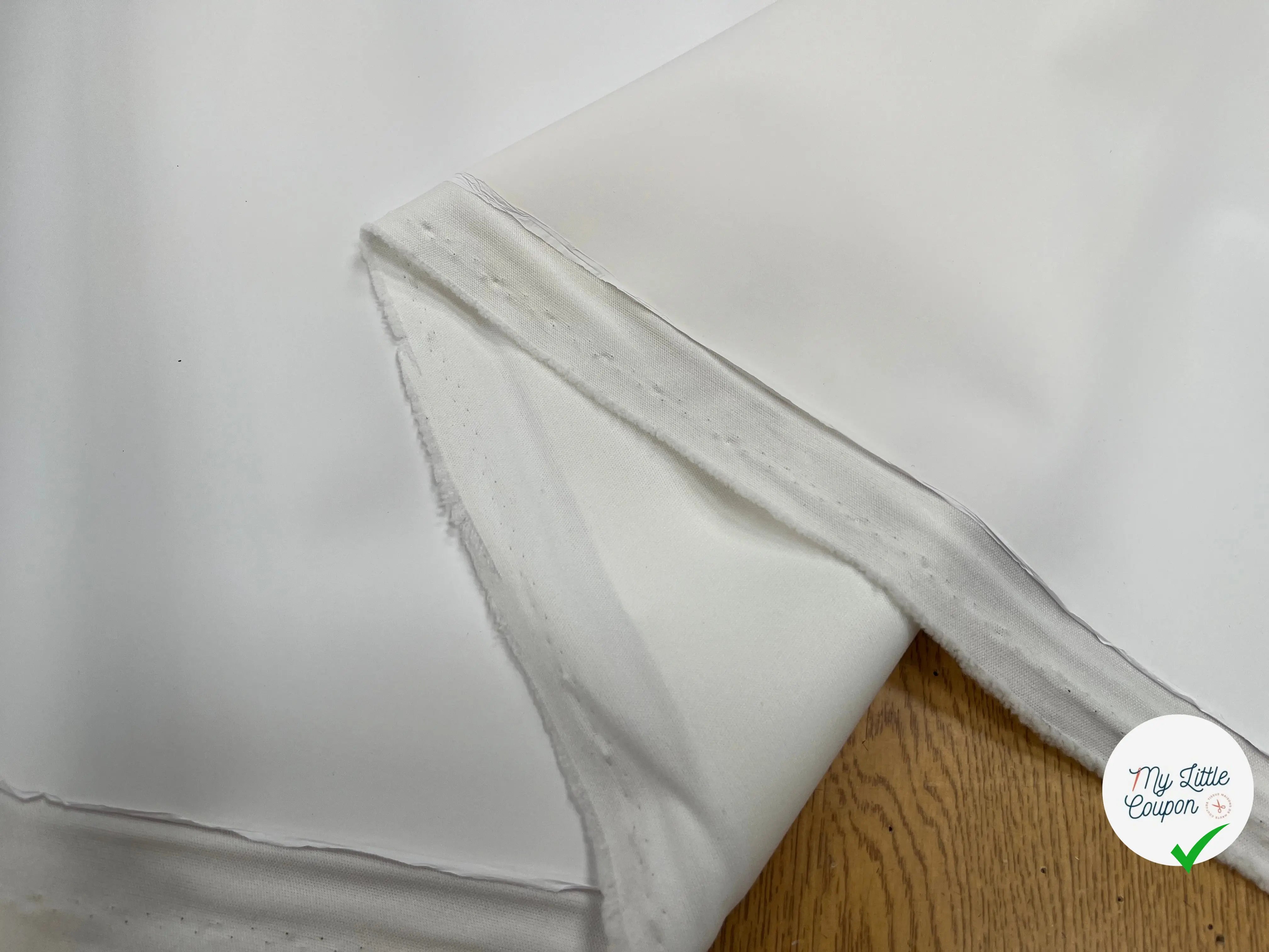 SIMILI CUIR COUTURE BLANC - My Little Coupon