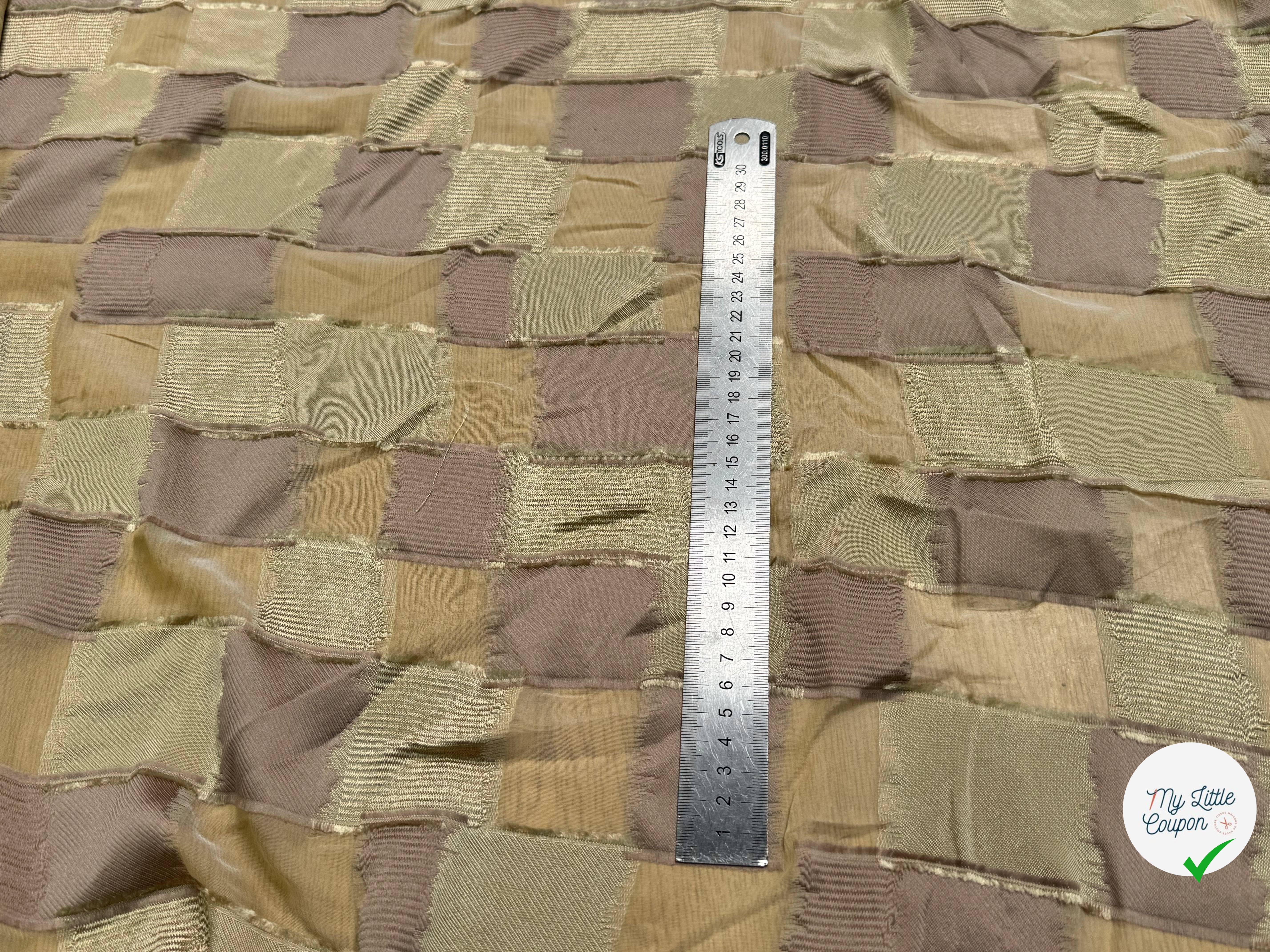 SOIE FLUIDE CARREAUX DAMIERS - My Little Coupon