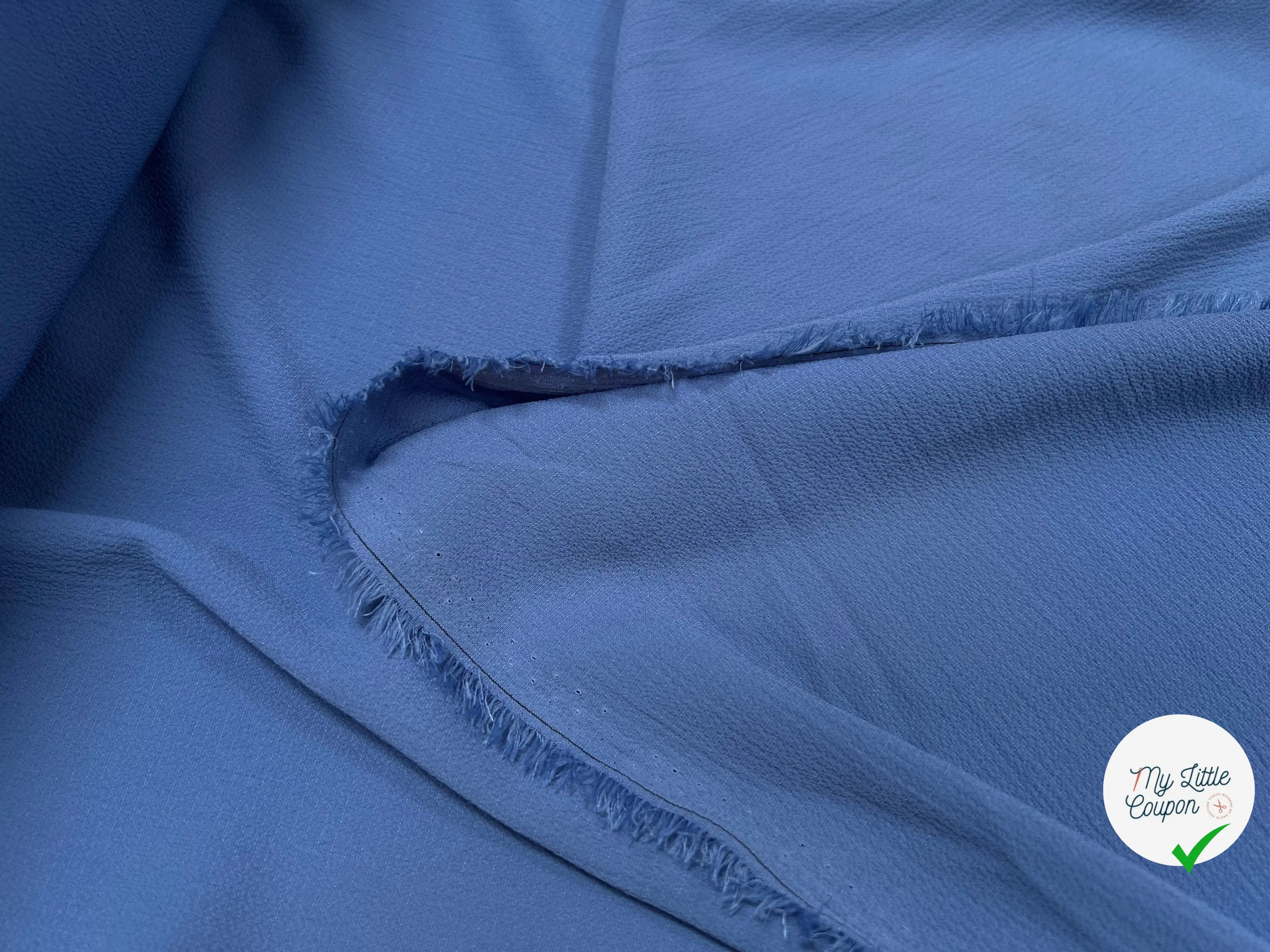 SUMMER CREPE STRETCH HAVELOCK BLEU - My Little Coupon