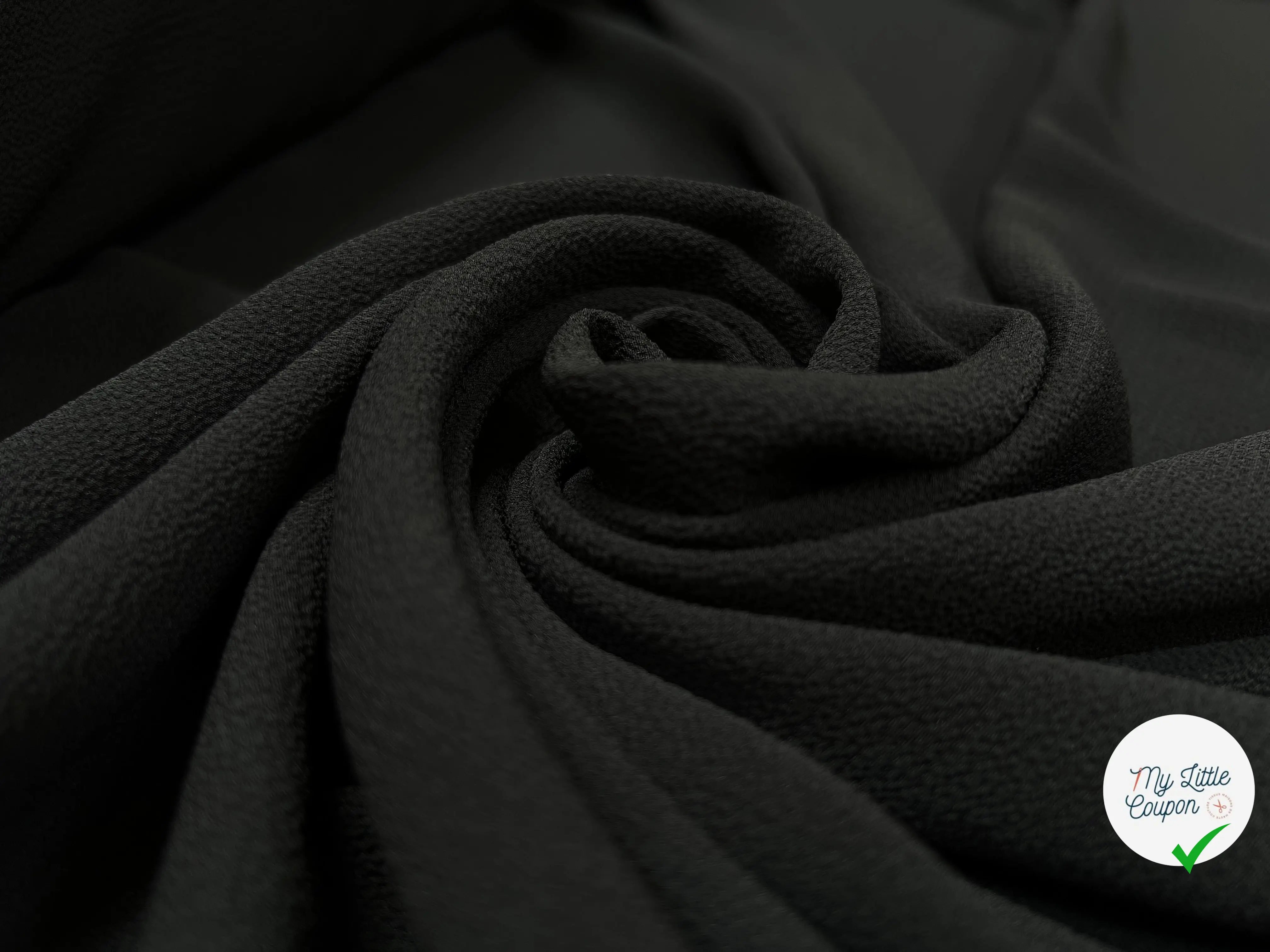 SUMMER CREPE STRETCH NOIR - My Little Coupon