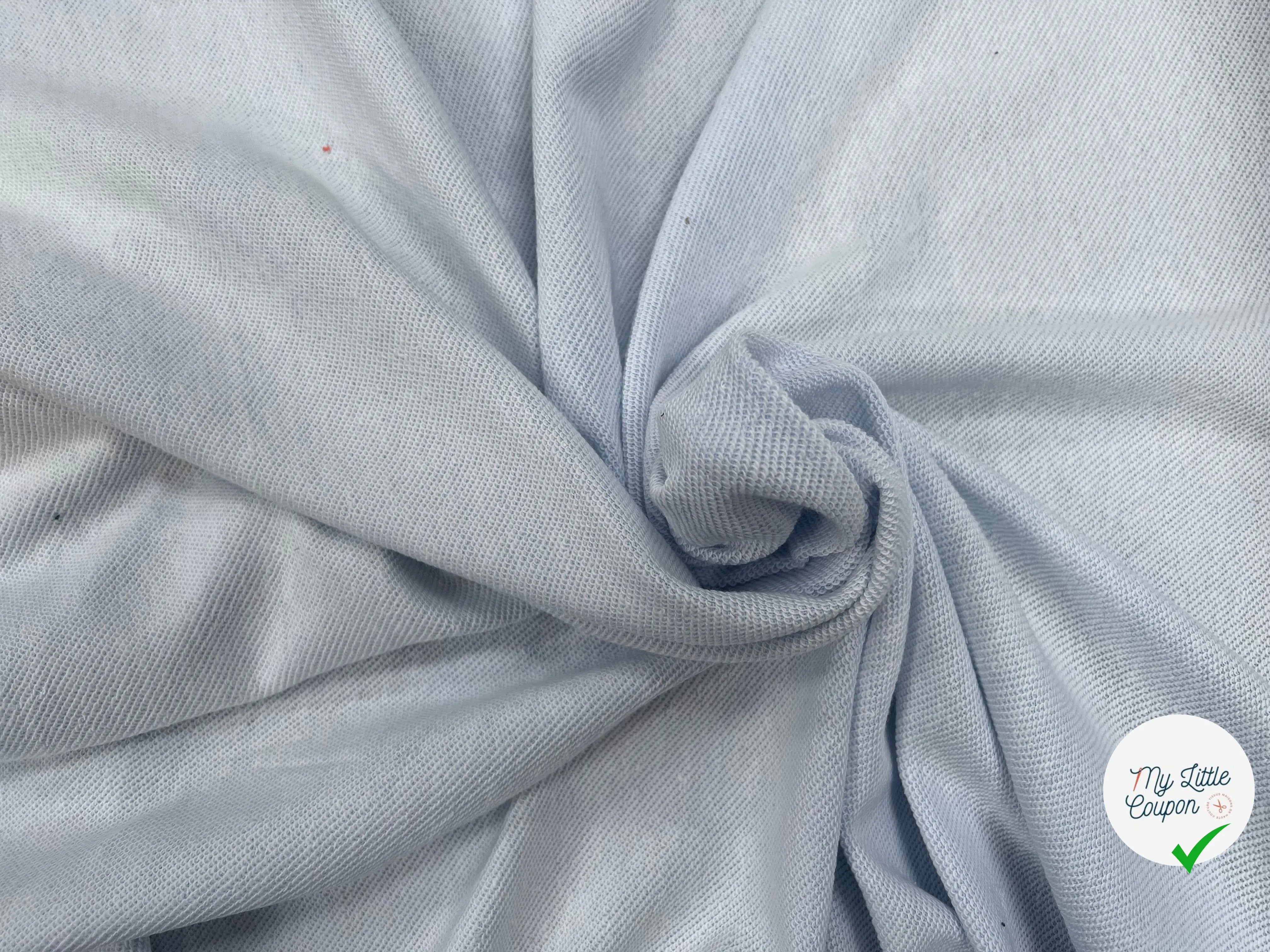 SWEAT TECHNIQUE 64% COTON MADE IN FRANCE CIEL/BLANC - My Little Coupon