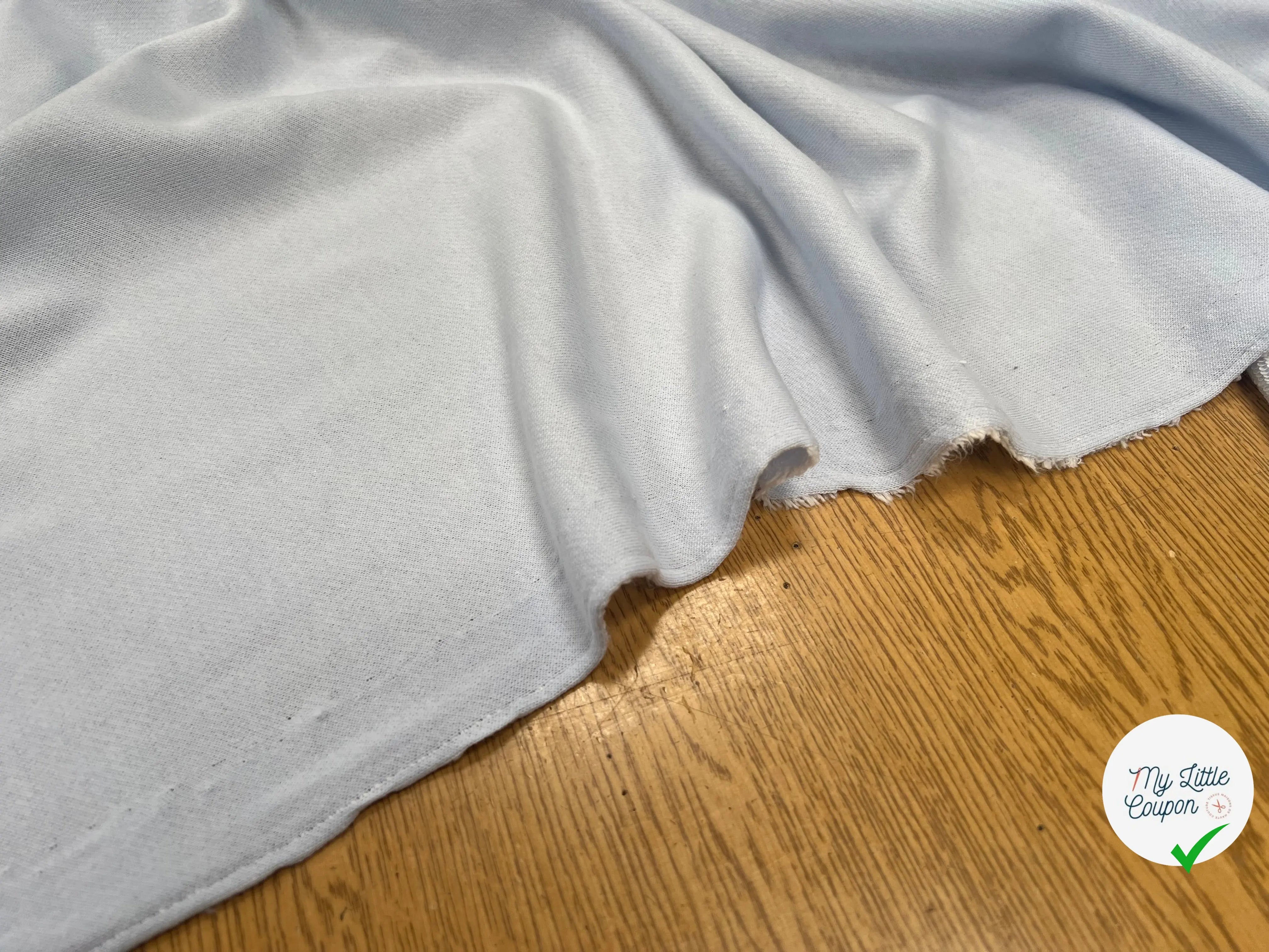 SWEAT TECHNIQUE 64% COTON MADE IN FRANCE CIEL/BLANC - My Little Coupon