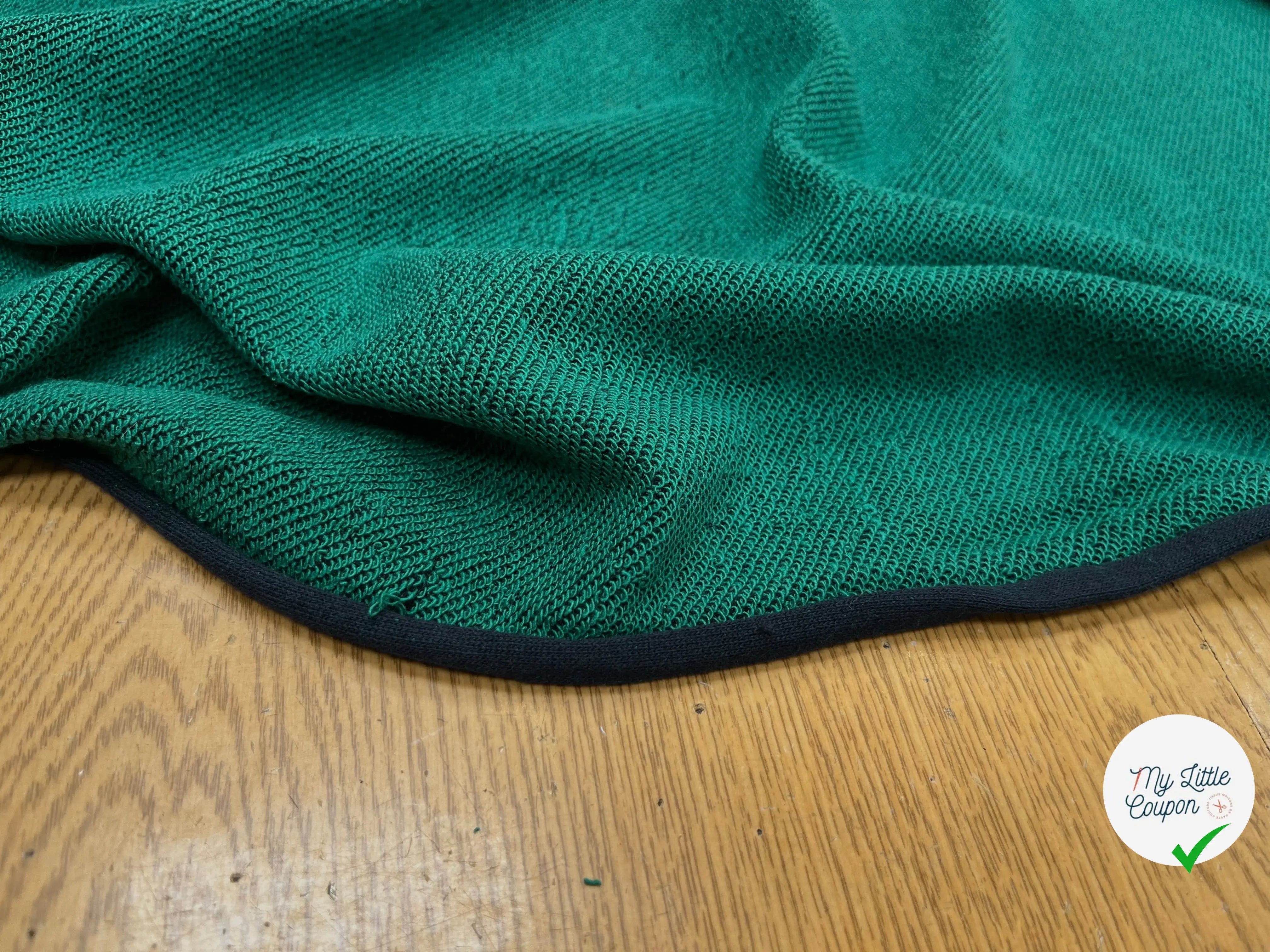 SWEAT TECHNIQUE 64% COTON MADE IN FRANCE GREEN/NAVY - My Little Coupon