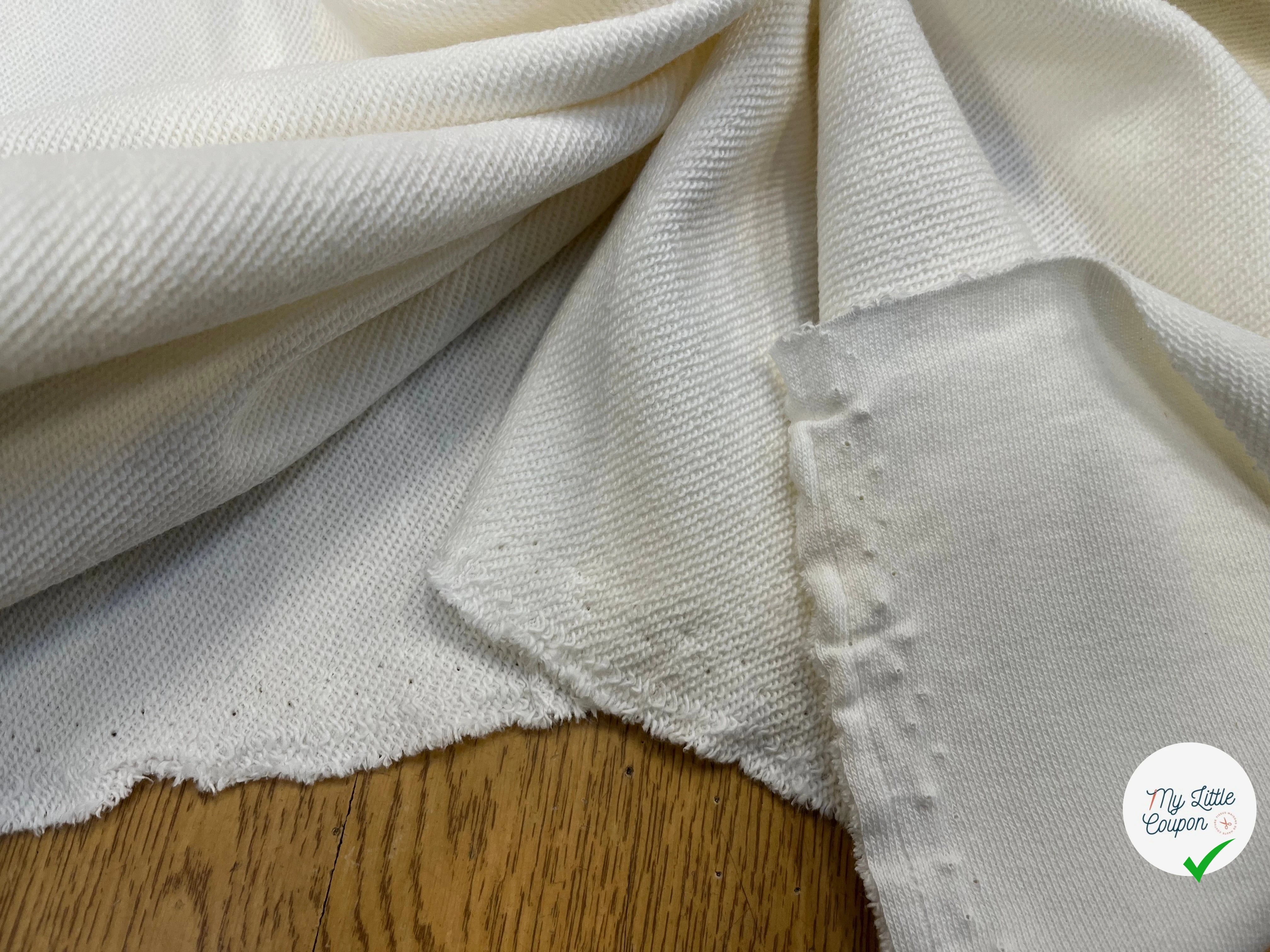 SWEAT TECHNIQUE GRANDE LAIZE 214CM BLANC COTON - My Little Coupon