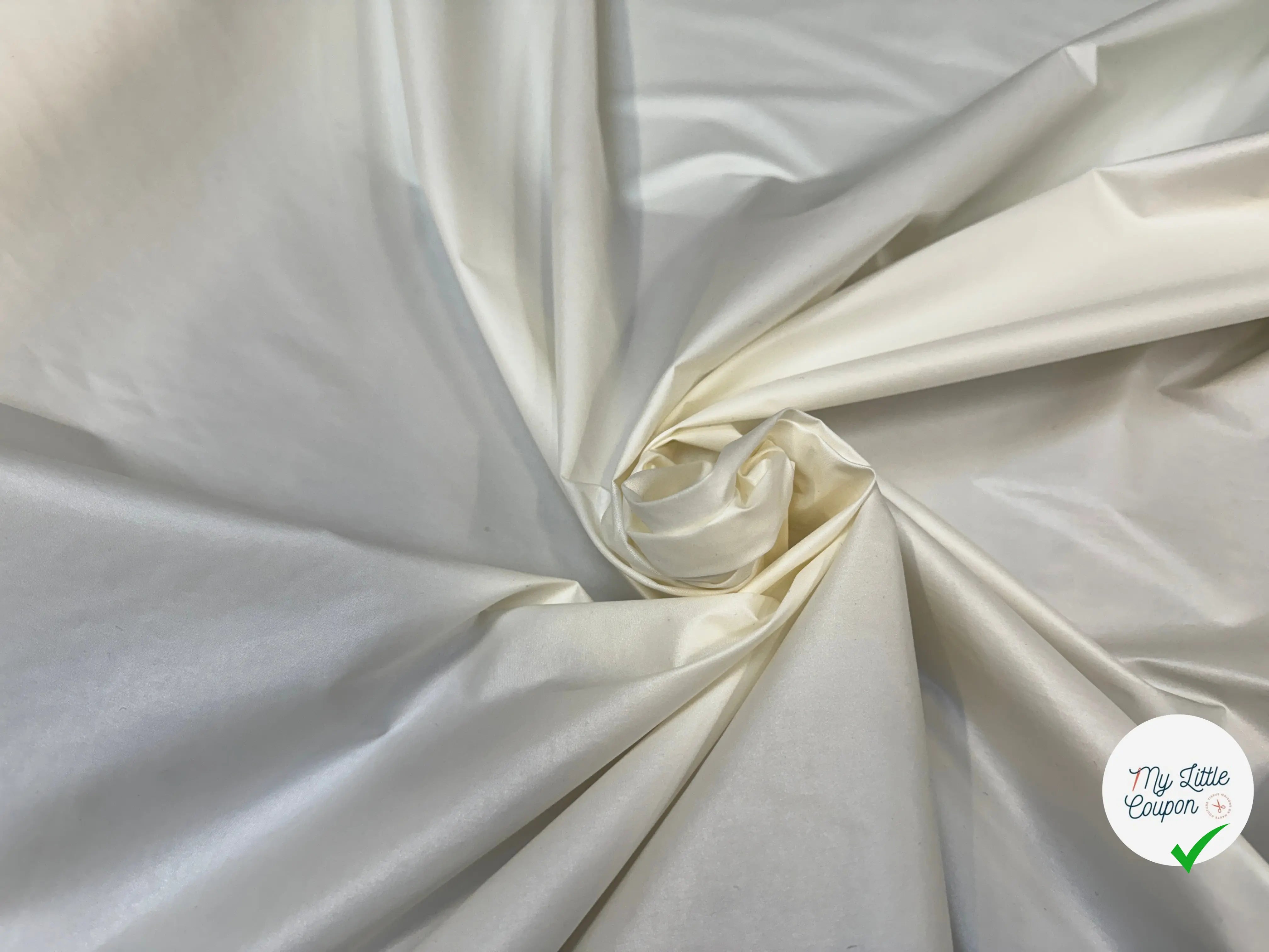 TAFFETAS ANORAK BLANC NACRÉ - My Little Coupon