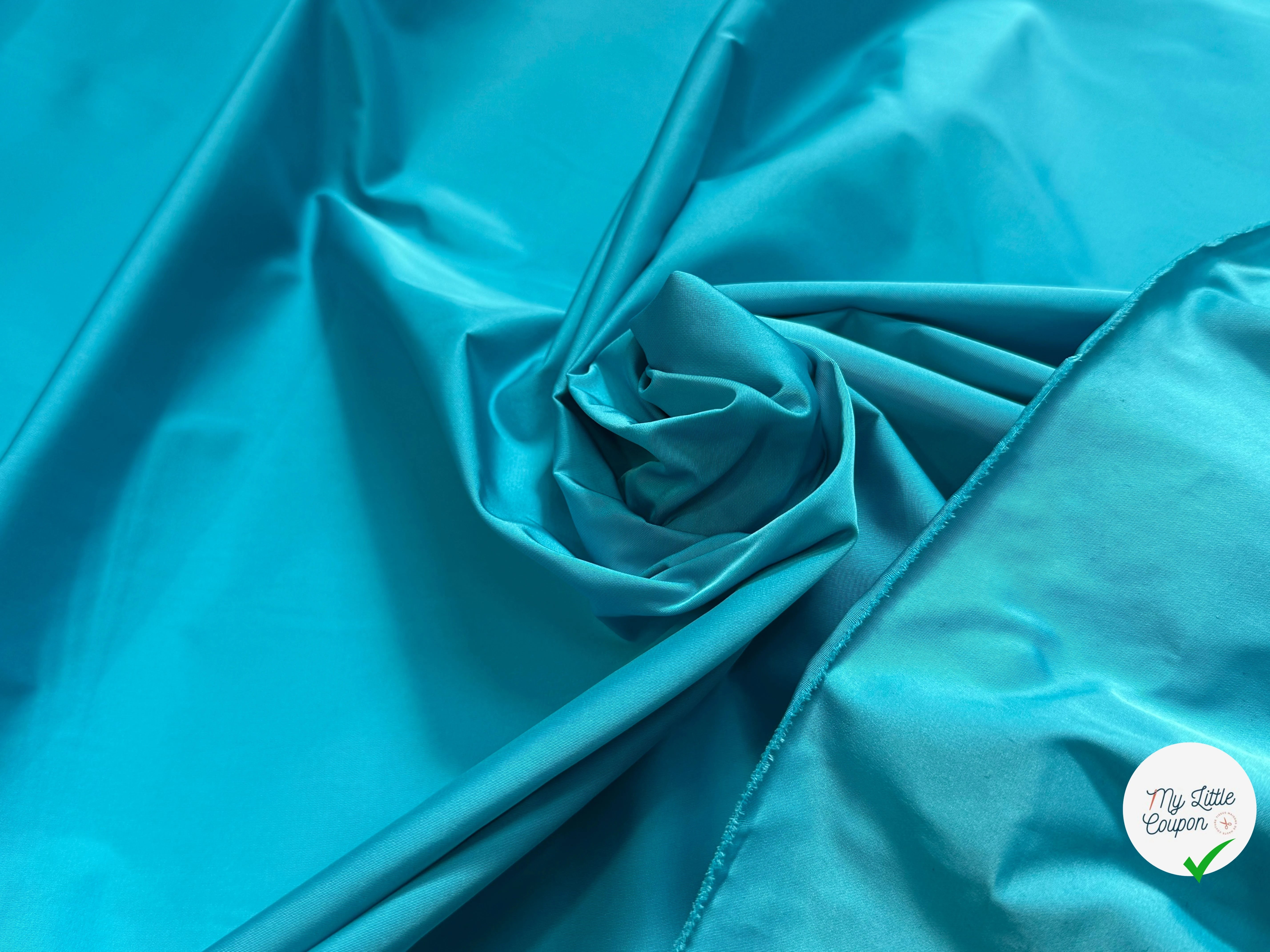 TAFFETAS BELLE DENSITÉ TURQUOISE - My Little Coupon