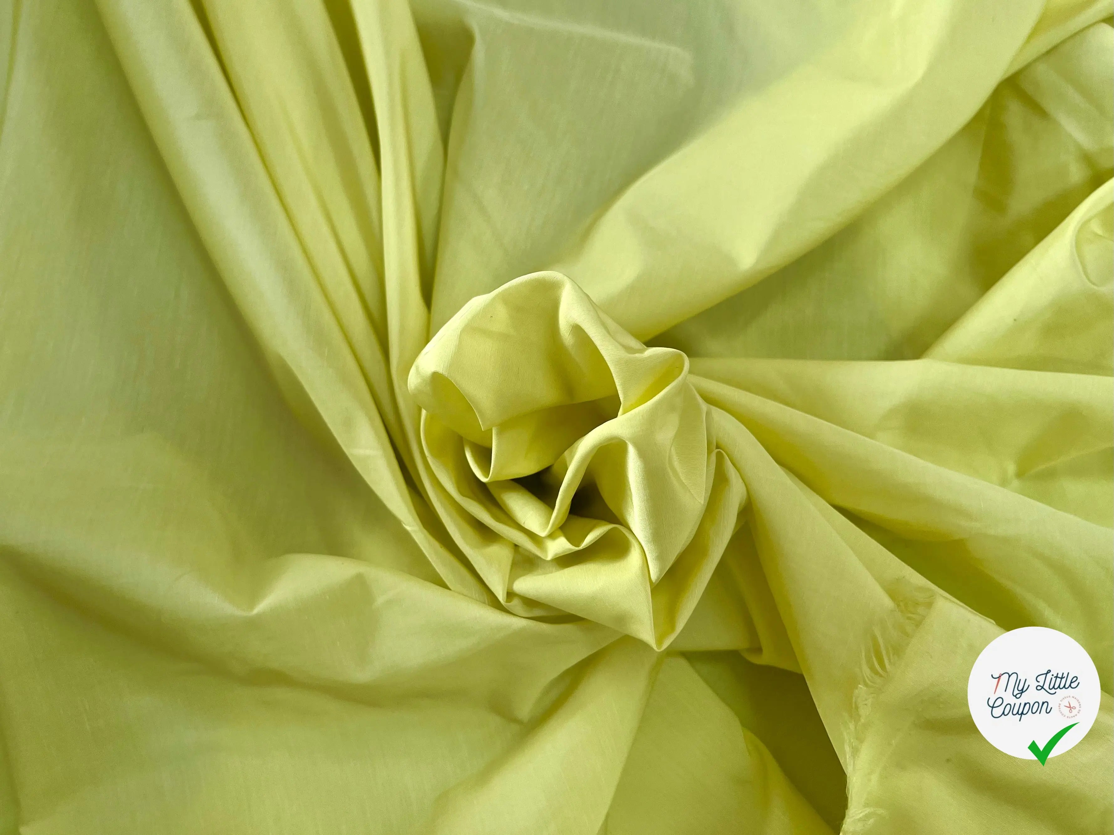 TAFFETAS JAUNE FLUO - My Little Coupon