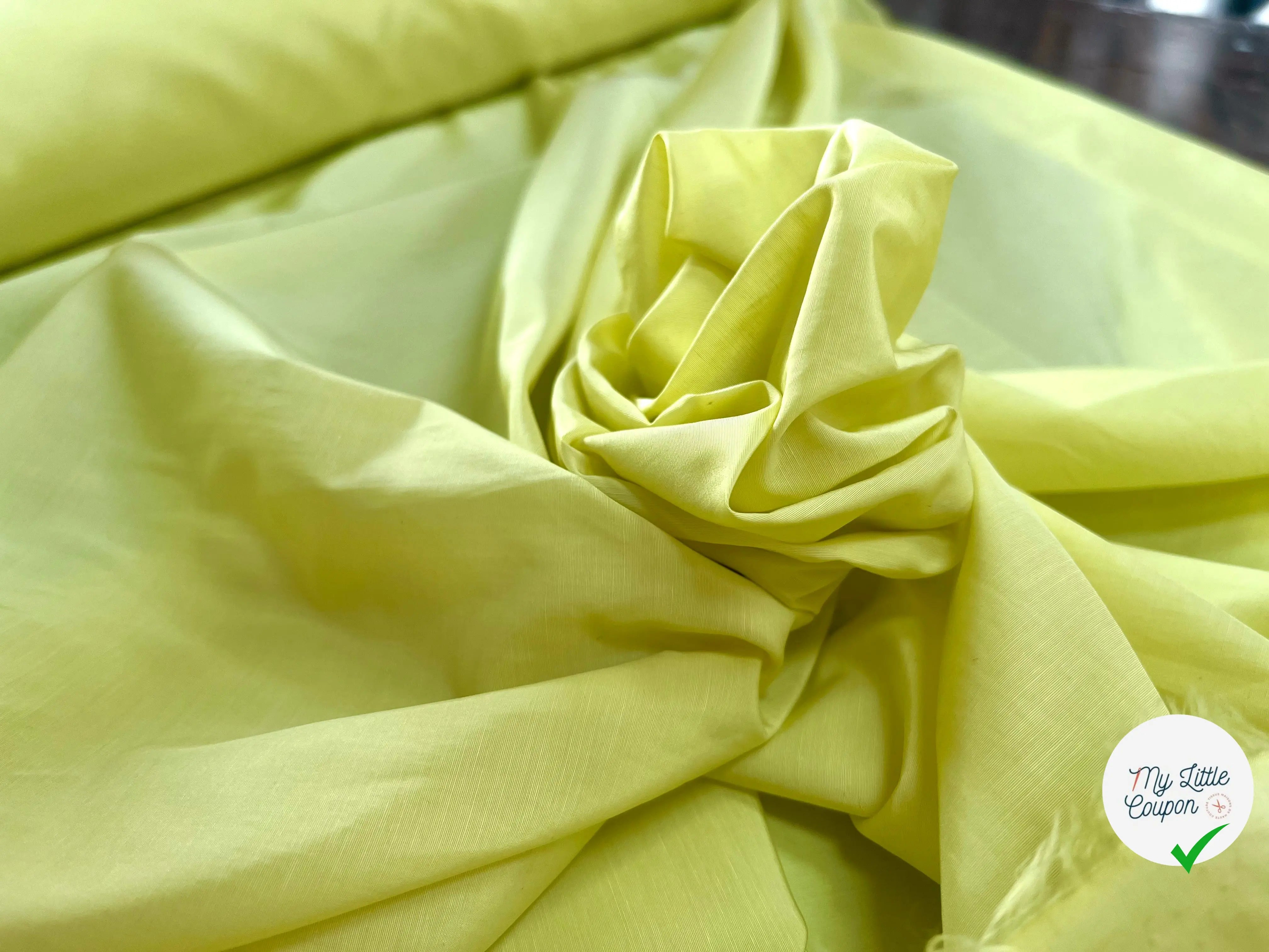 TAFFETAS JAUNE FLUO - My Little Coupon