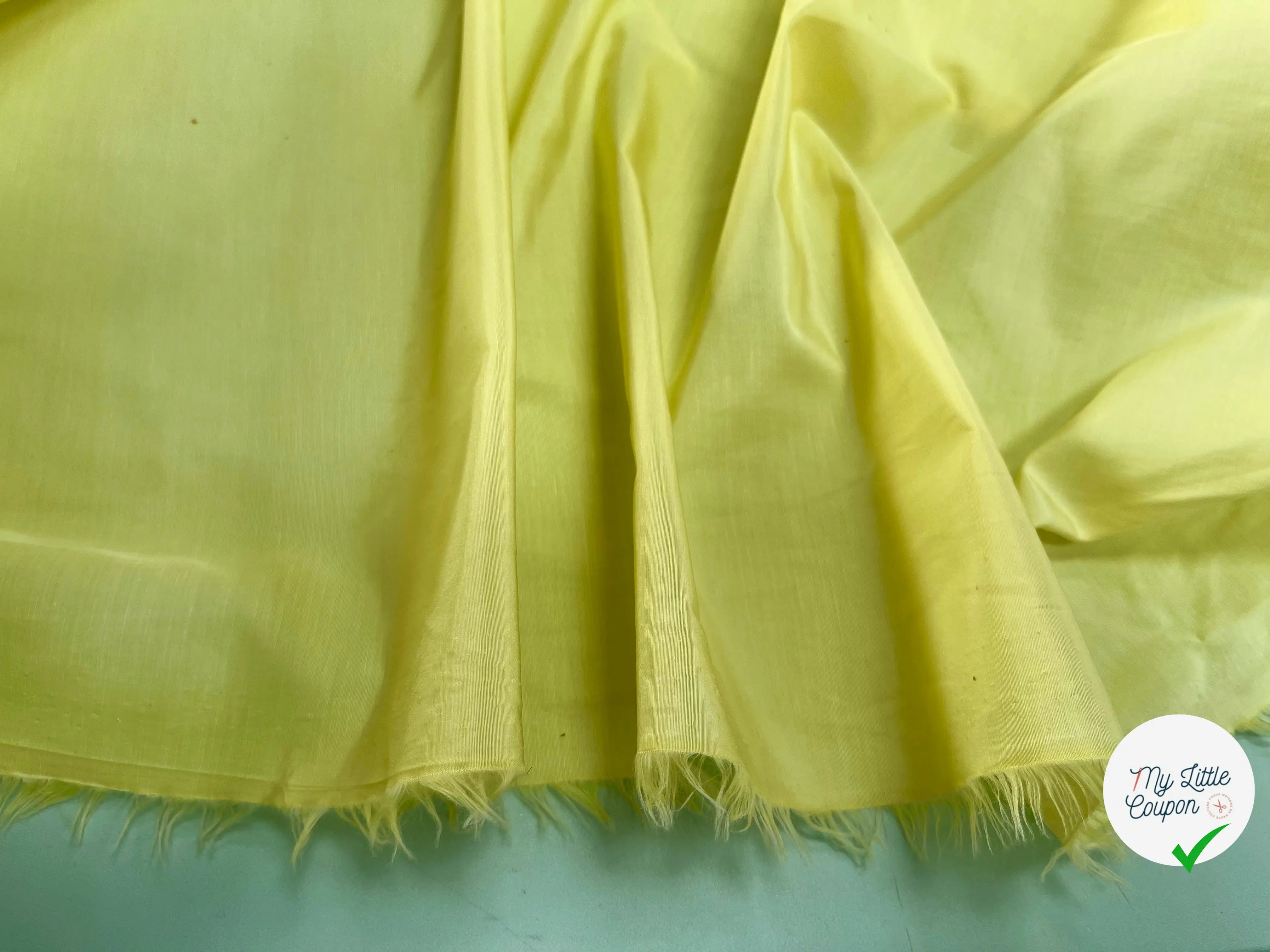 TAFFETAS JAUNE FLUO - My Little Coupon