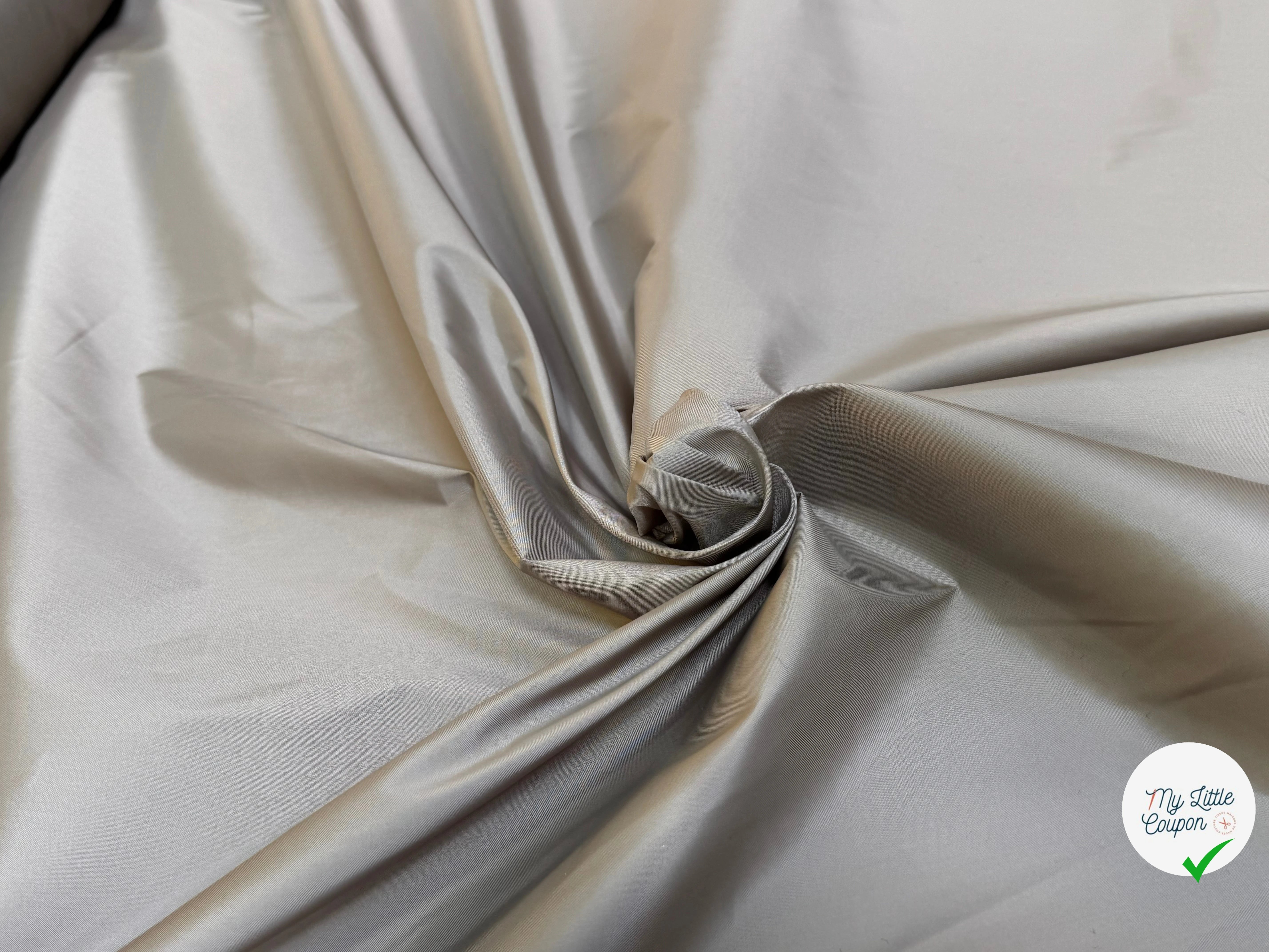 TAFFETAS PARKA 30% POLYAMIDE BEIGE FONCÉ - My Little Coupon