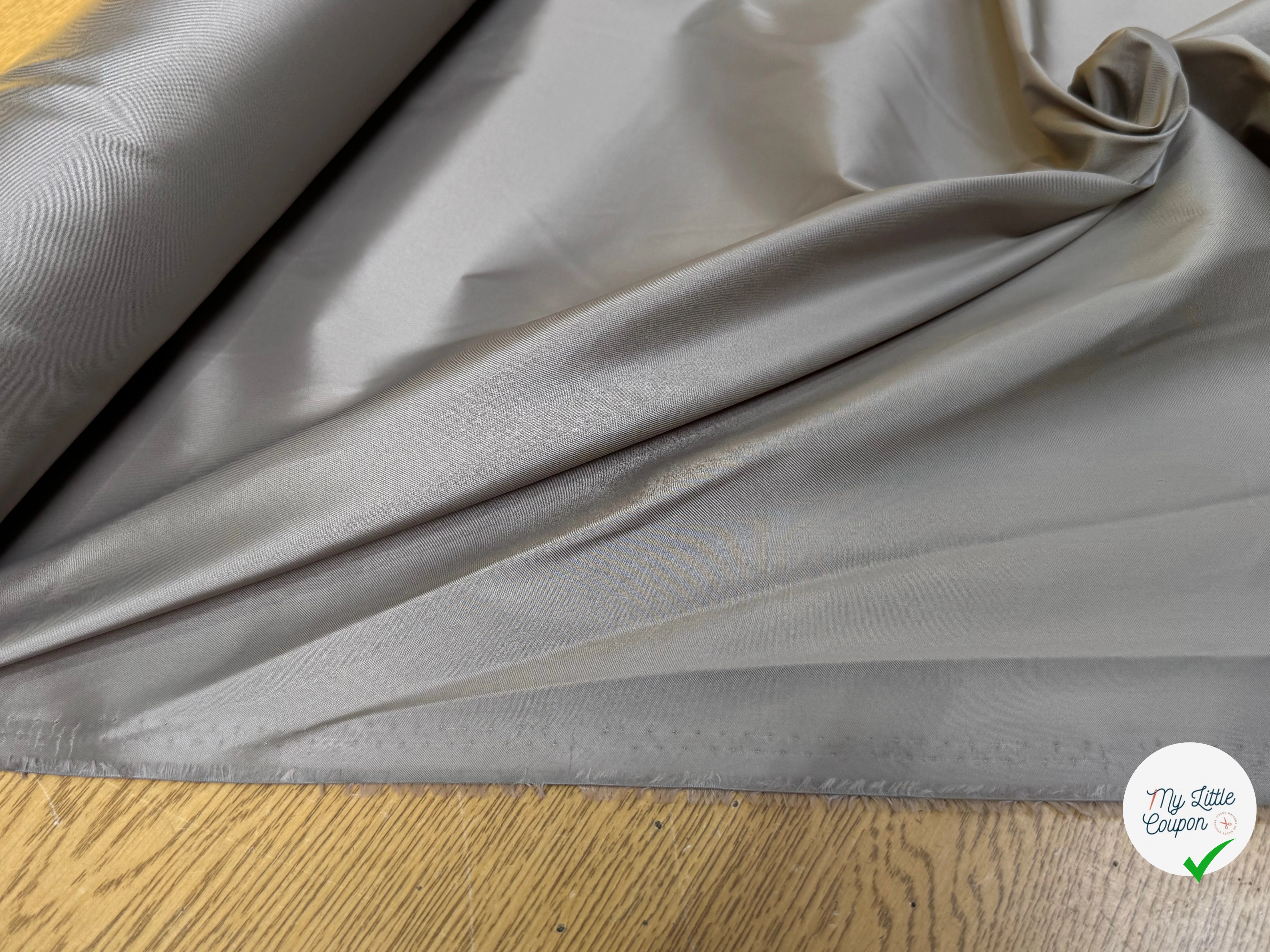 TAFFETAS PARKA 30% POLYAMIDE BEIGE FONCÉ - My Little Coupon