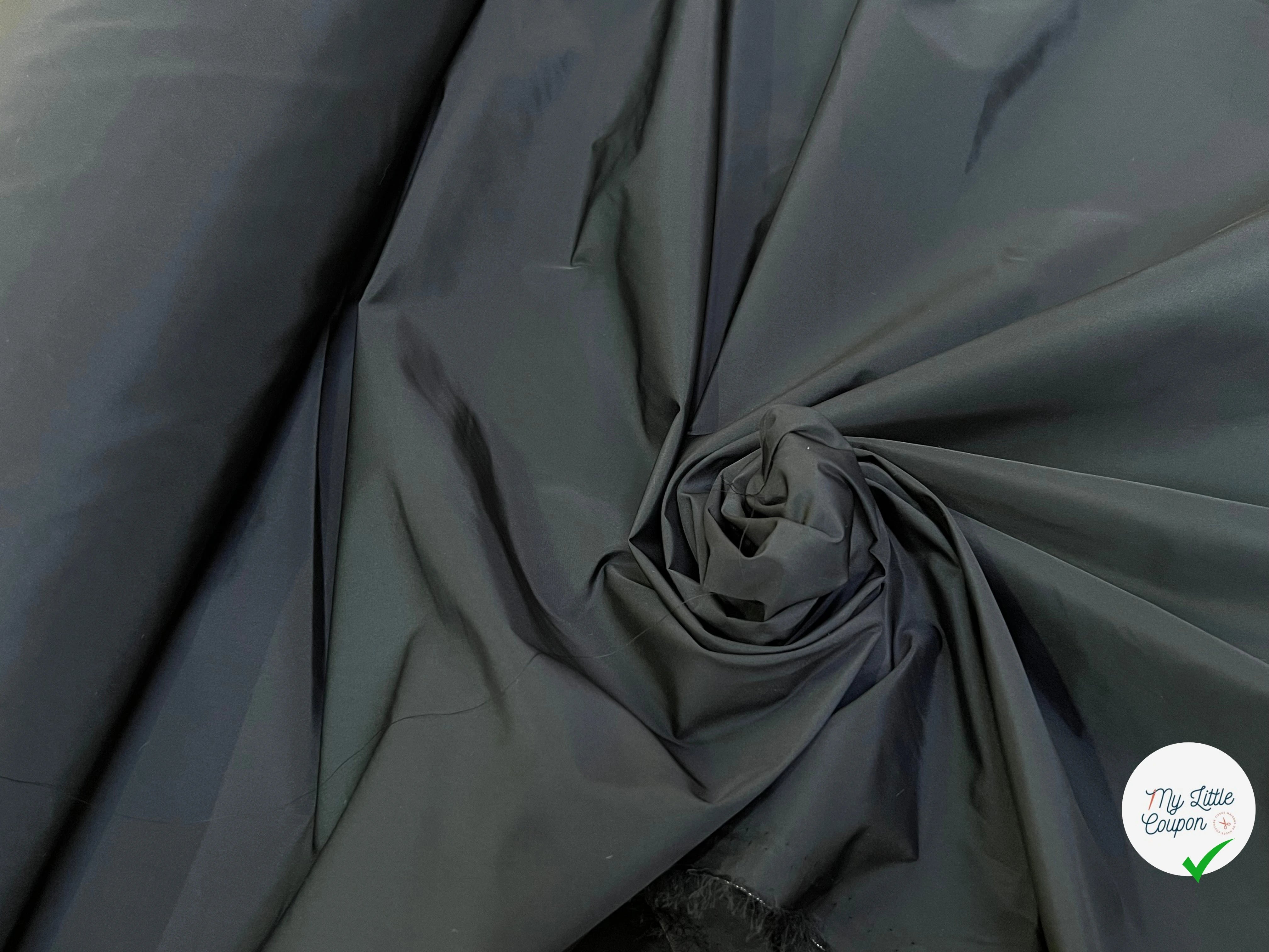 TAFFETAS PARKA IMPERMÉABLE NOIR 110 - My Little Coupon