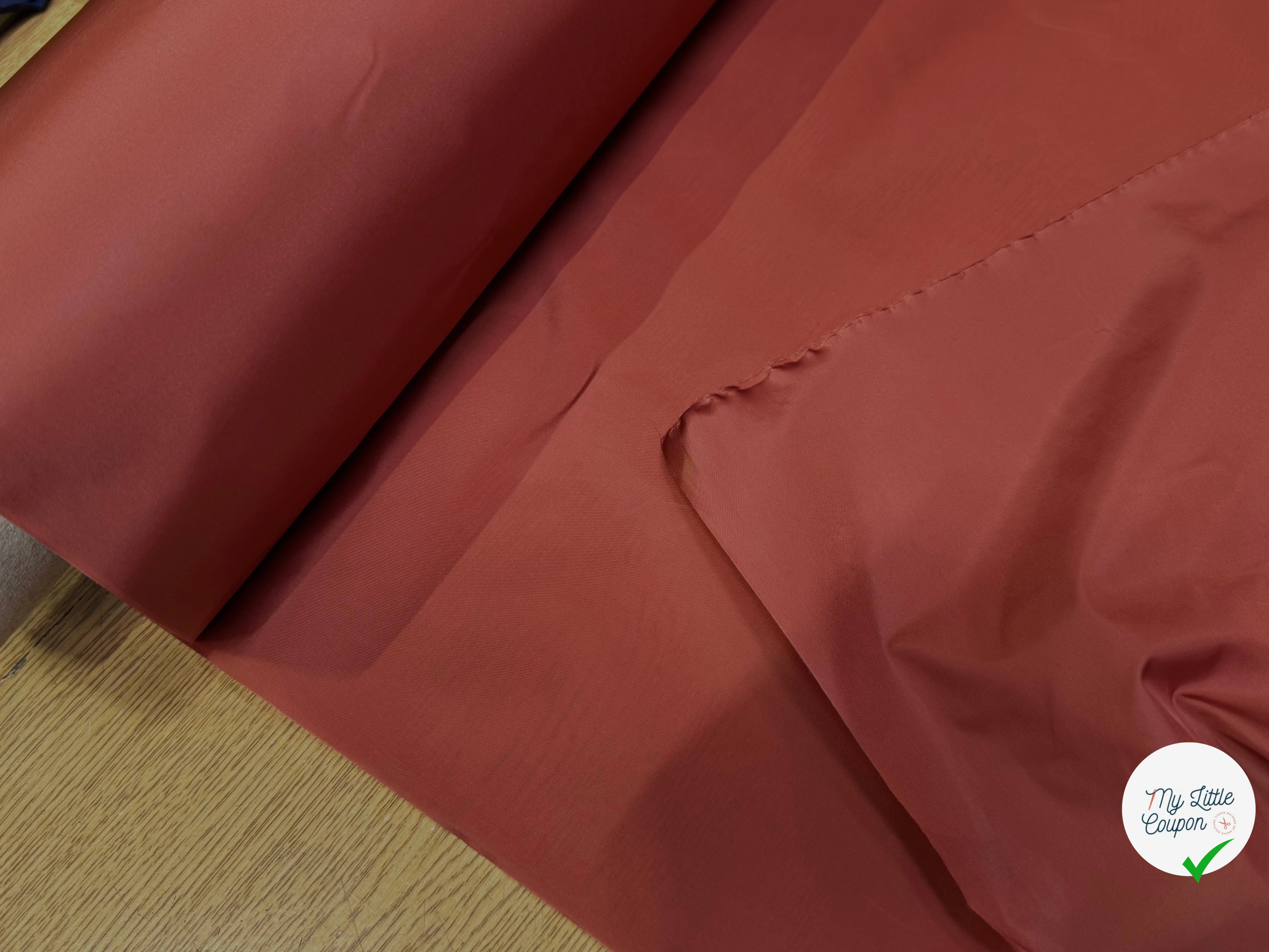 TAFFETAS PARKA LISSE ROUILLE - My Little Coupon