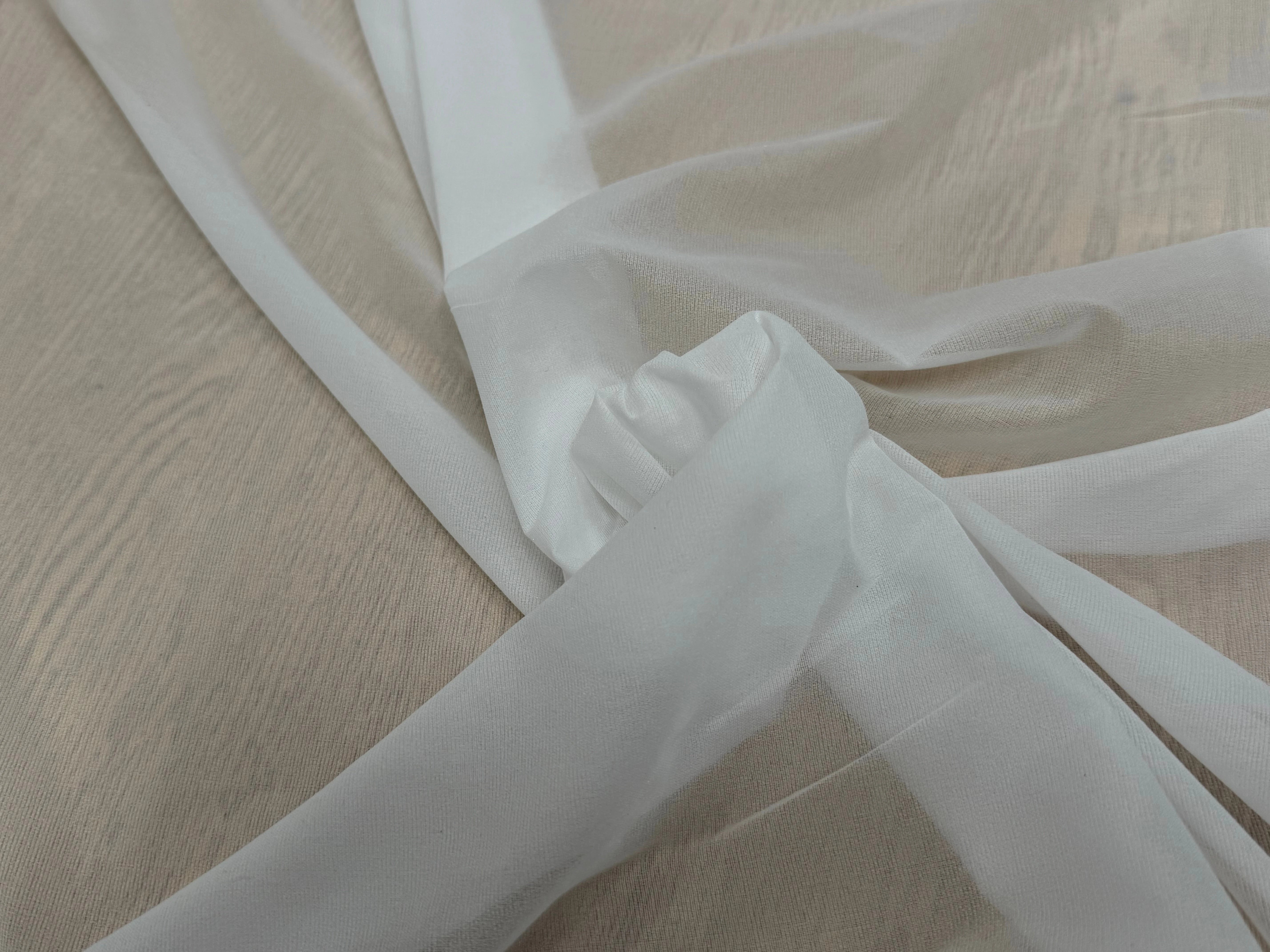 THERMOCOLLANT FIN BLANC LÉGÈREMENT CASSÉ DOUX AU TOUCHÉ - My Little Coupon