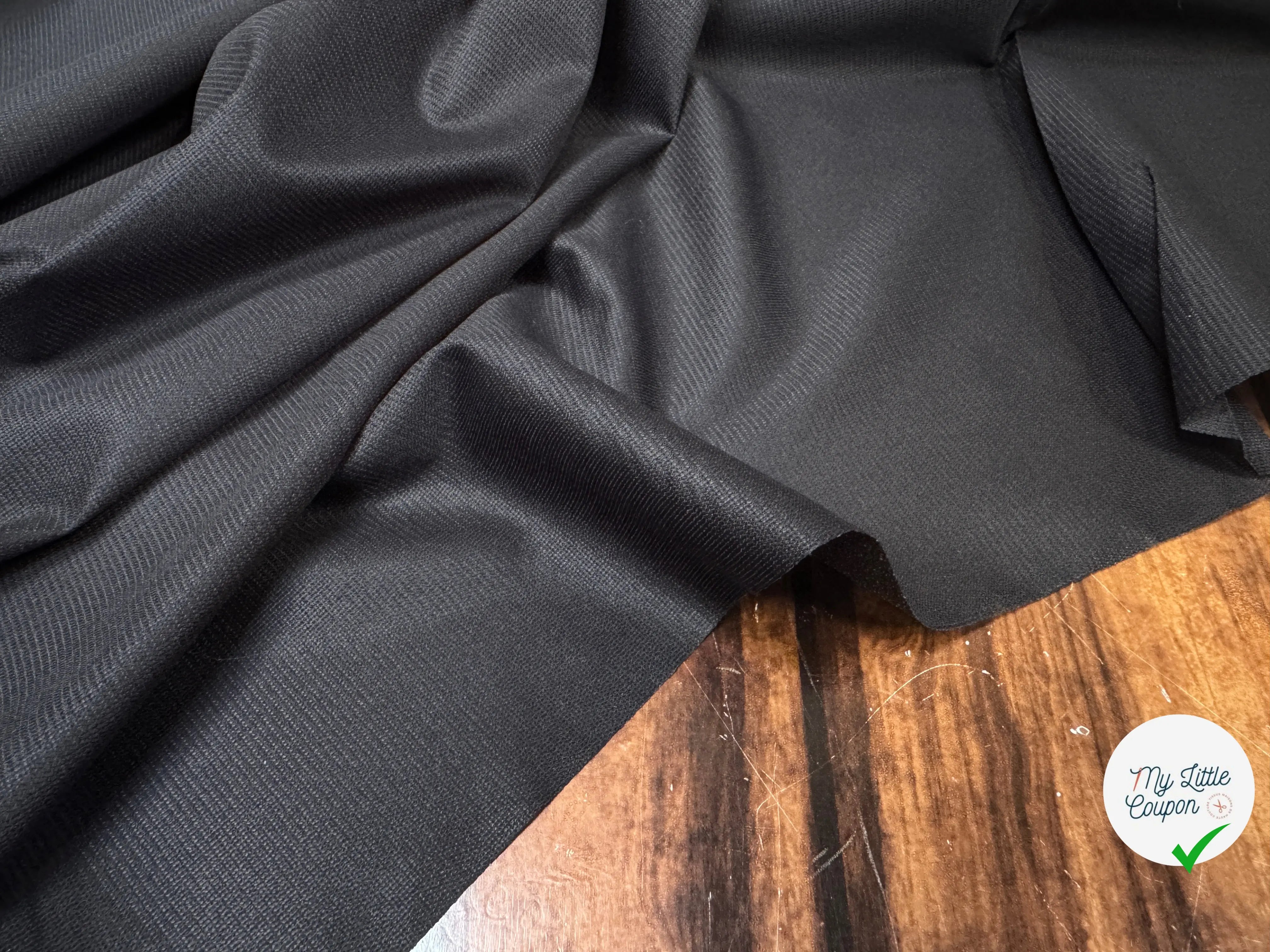 THERMOCOLLANT MAILLE TRICOTÉ NOIR - My Little Coupon