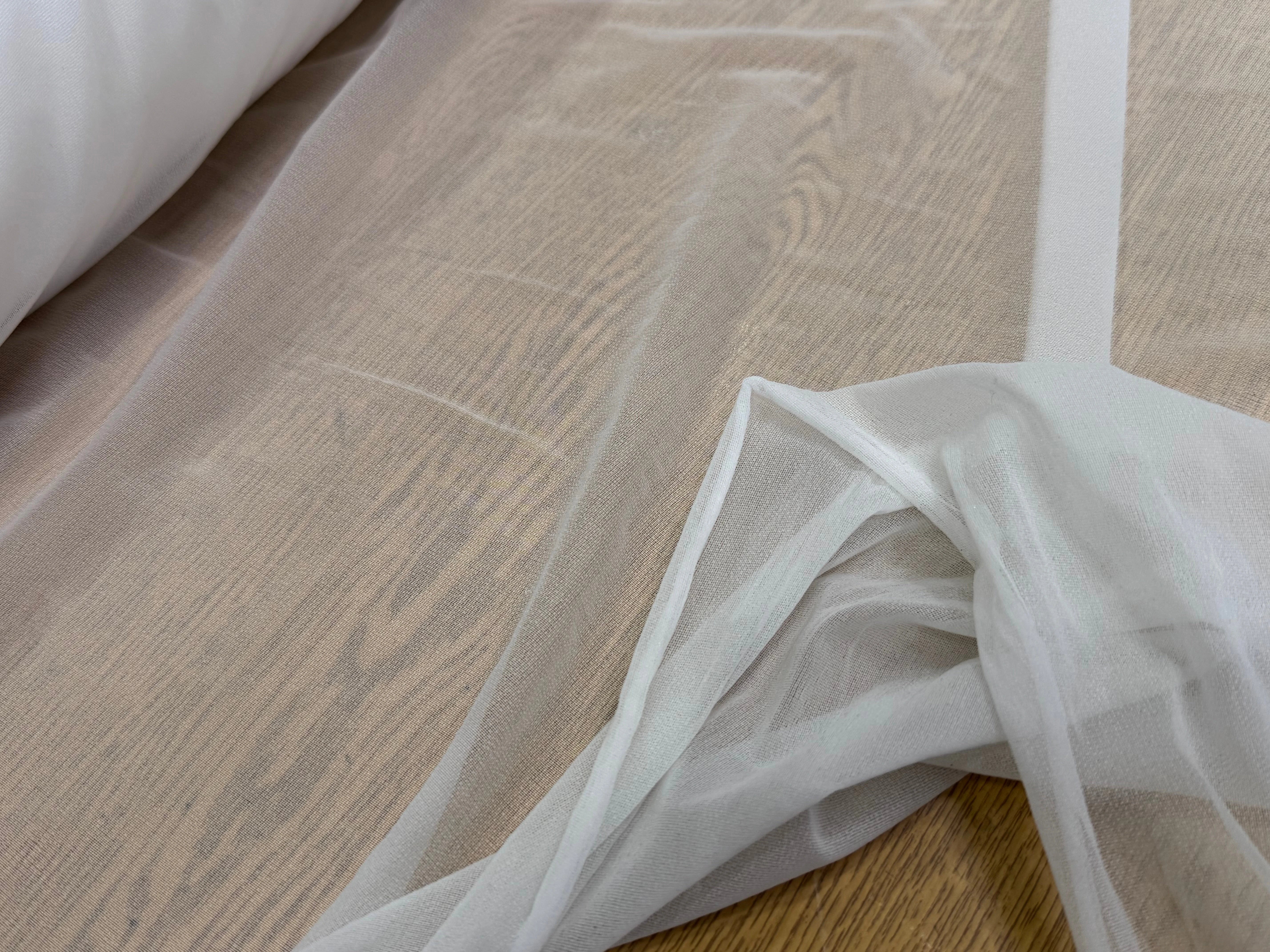 THERMOCOLLANT TISSÉ PETIT CARREAUX FIN BLANC - My Little Coupon